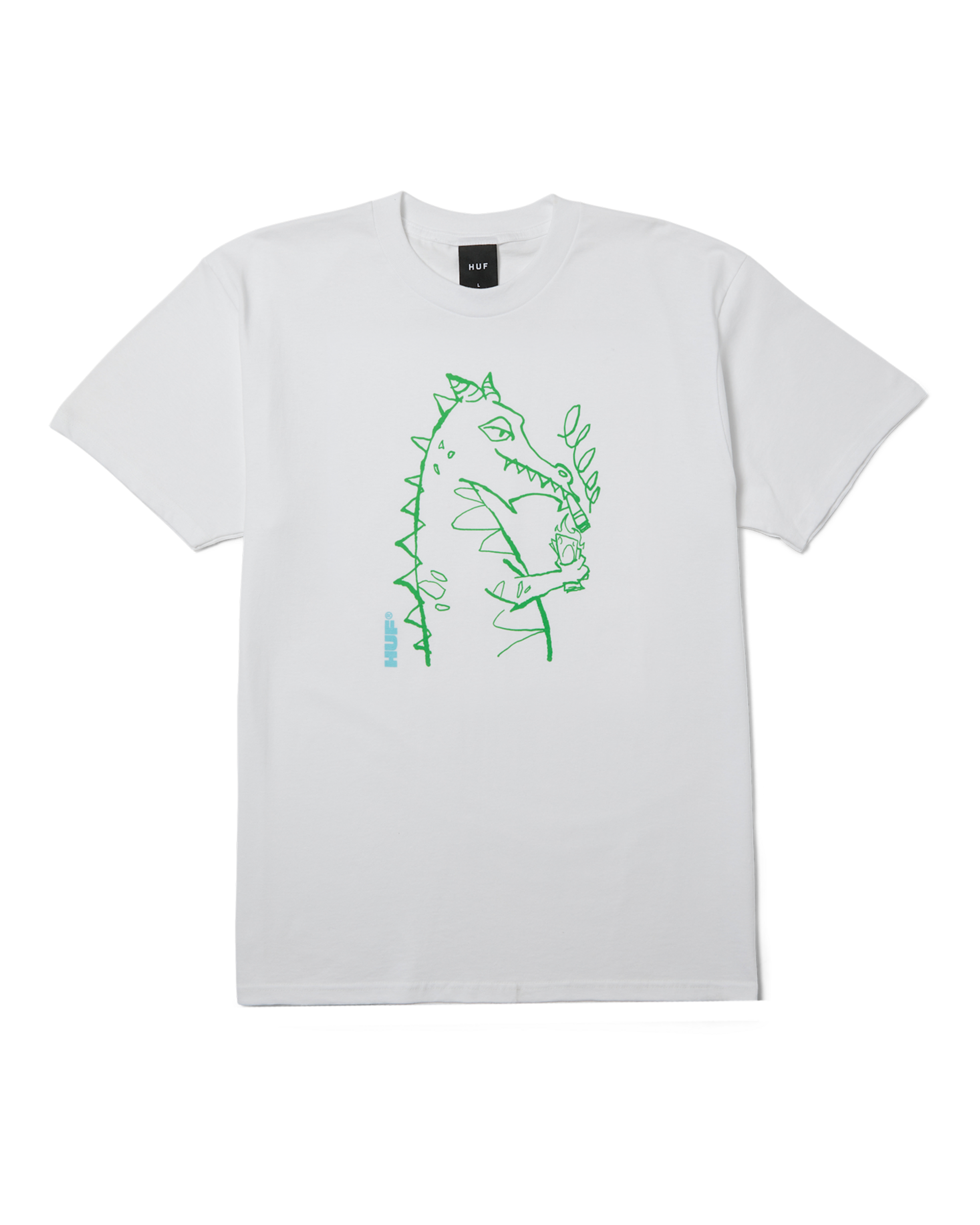 Huf Cash Dragon T-shirt White