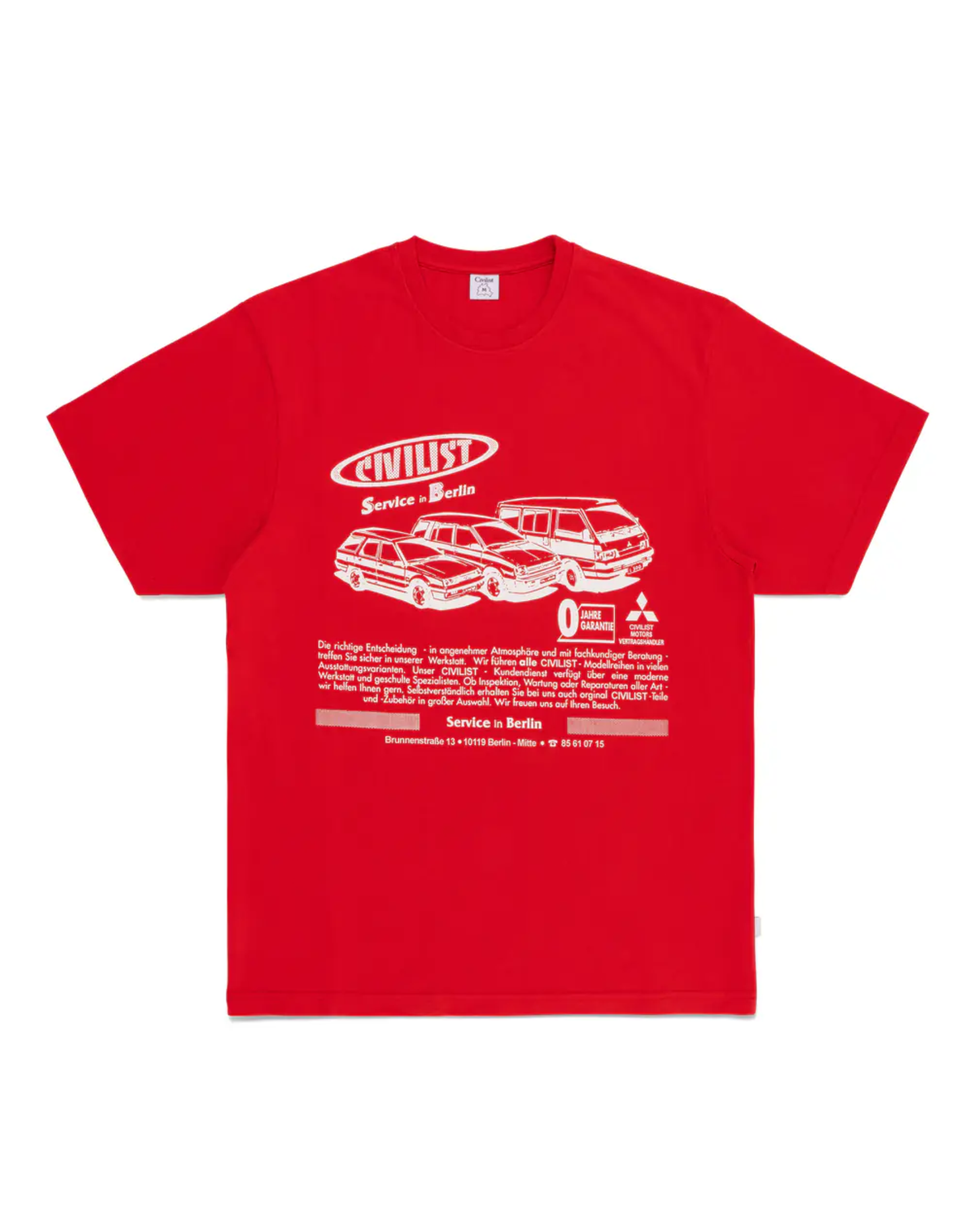 Civilist Werkstatt Tee Red