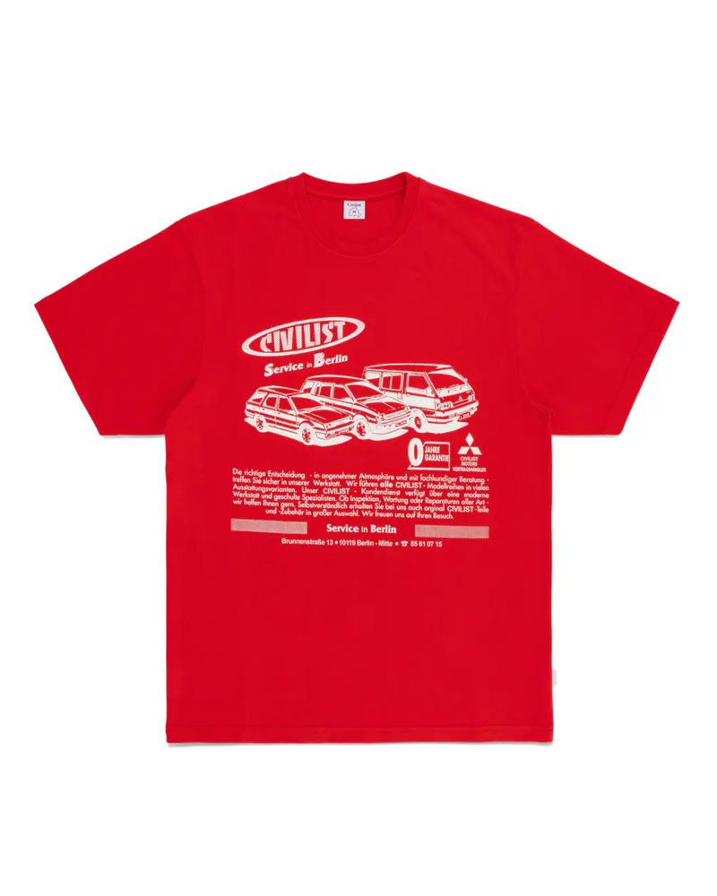Civilist Civilist Werkstatt Tee Red