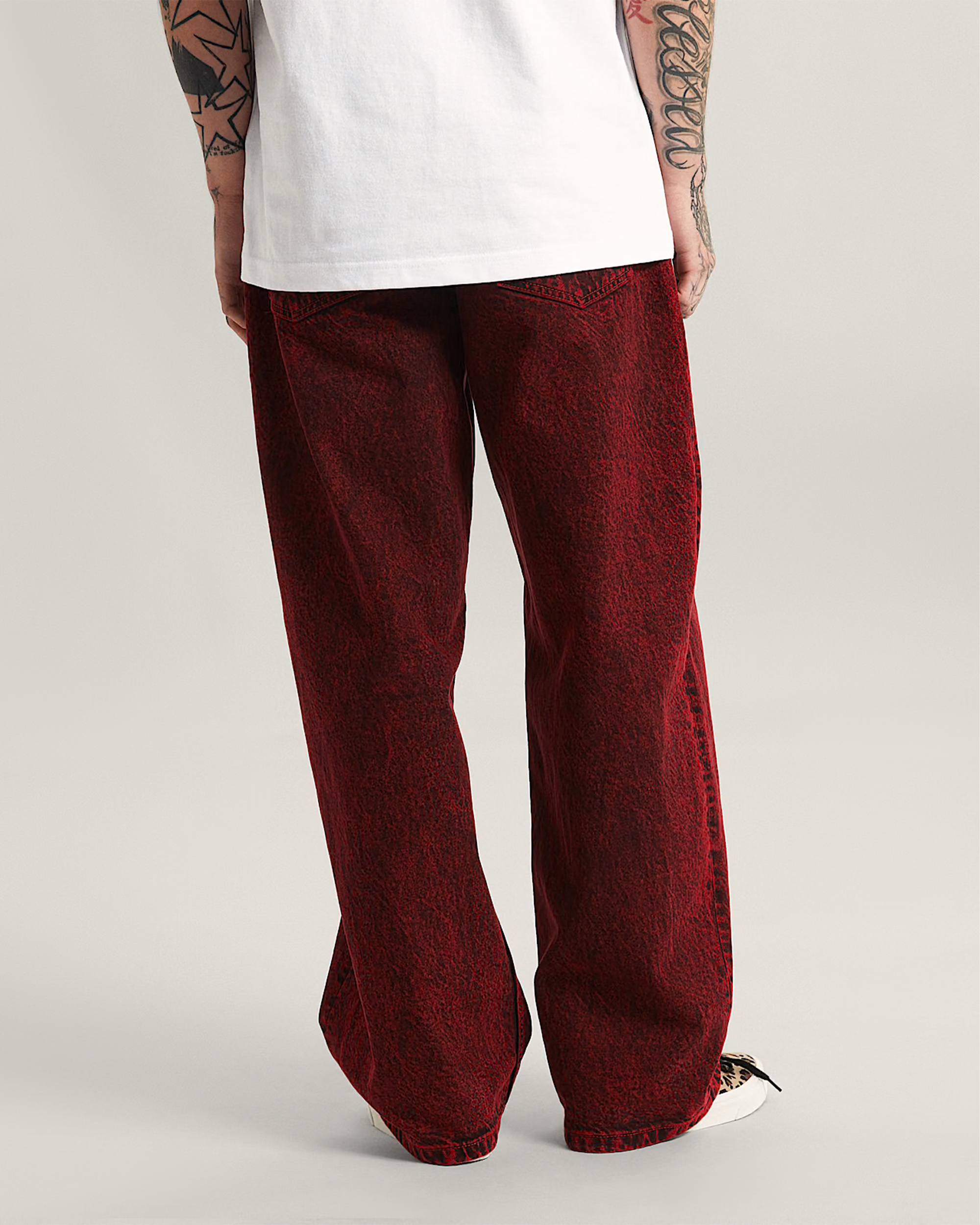 Vans Check-5 Baggy Acid Overdyed Denim Pants Deep Indigo