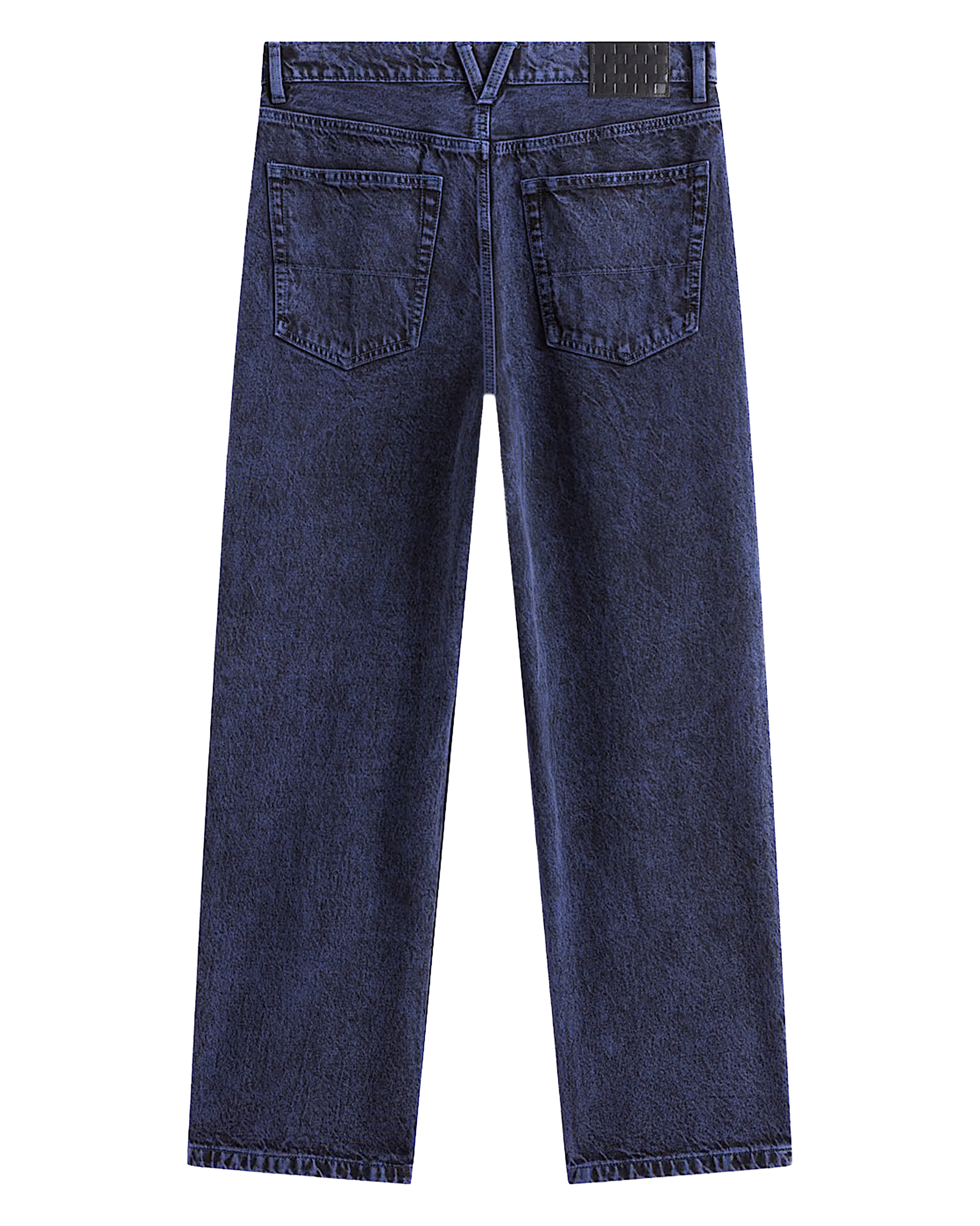 Vans Check-5 Baggy Acid Overdyed Denim Pants Racing Red