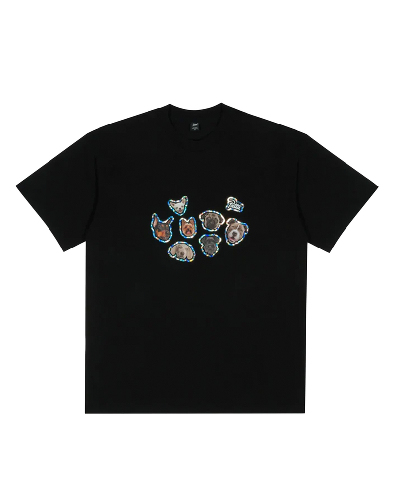 Patta Patta Dogs T-Shirt Black