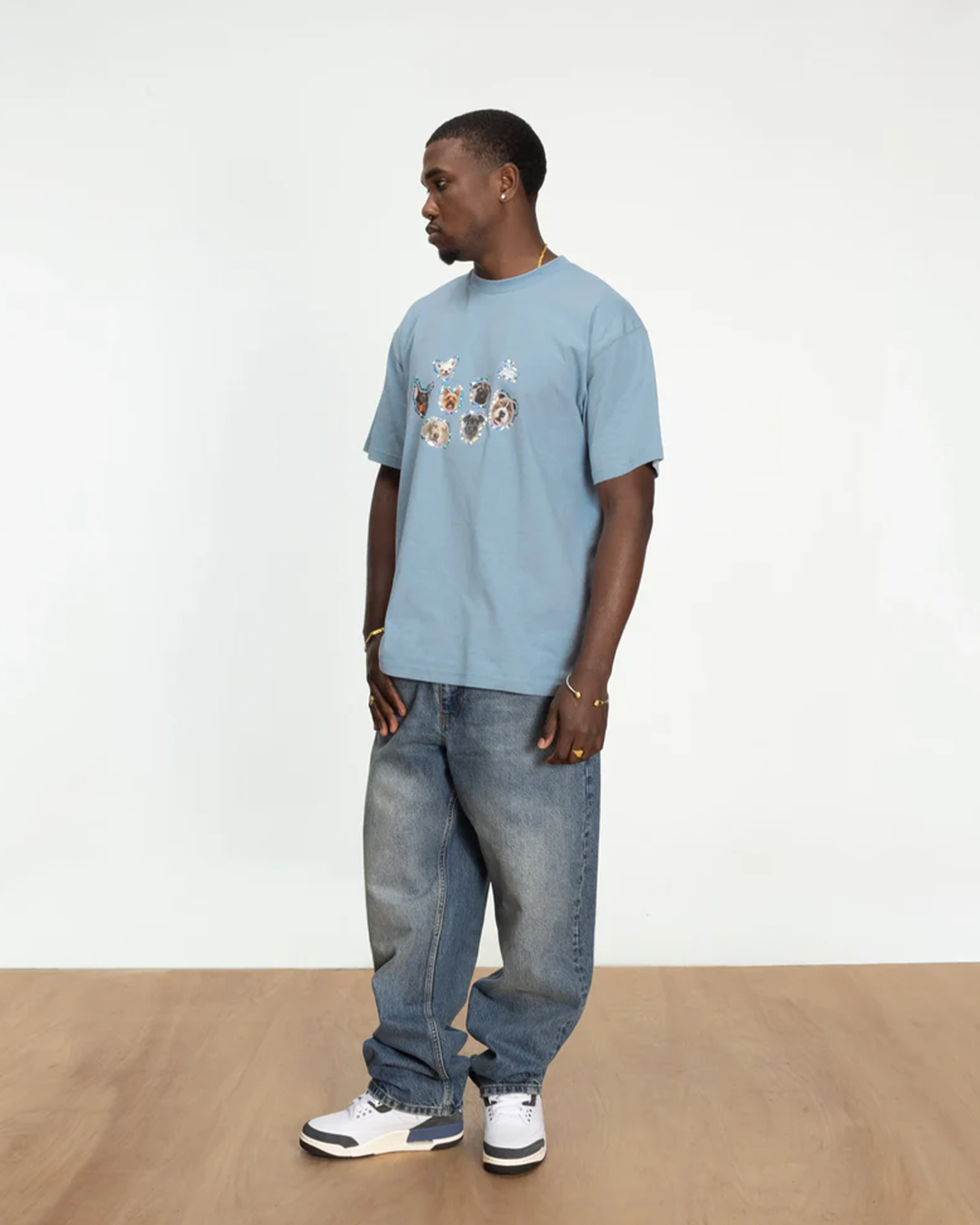 Patta Dogs T-Shirt Blue
