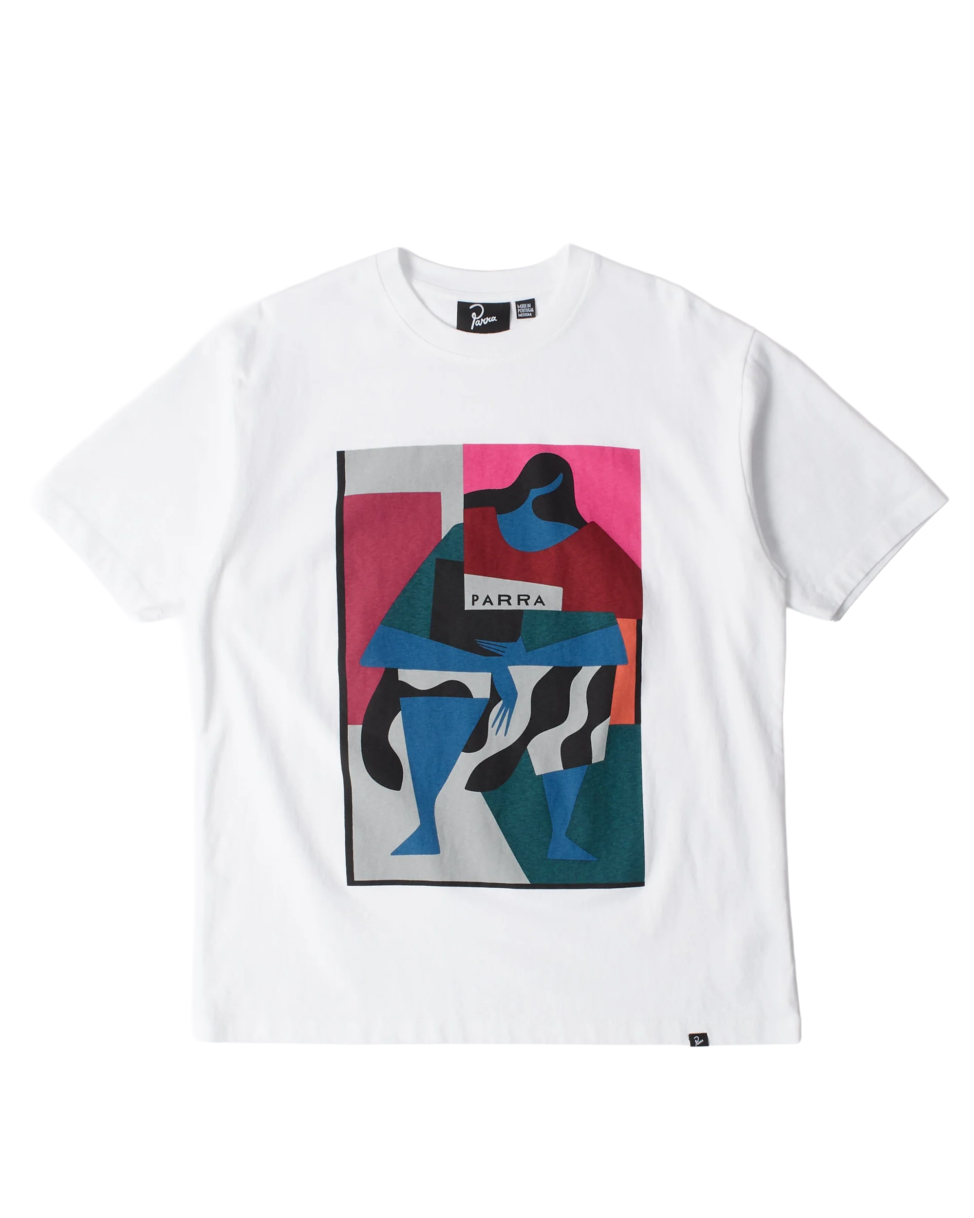 Parra Reading The Square T-shirt White