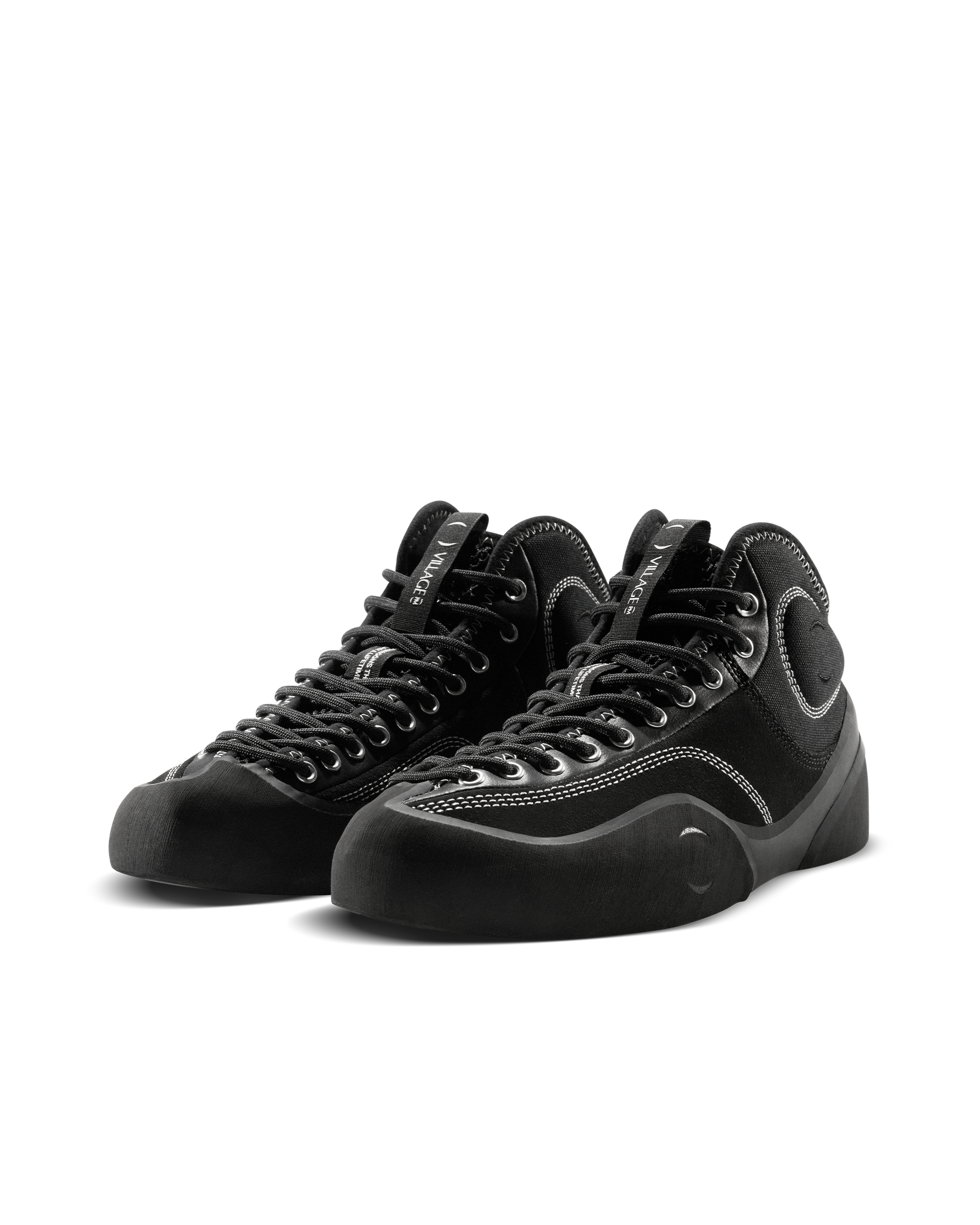 Village PM Leather Suede 1PM MID	Black / Natural Black	Leather