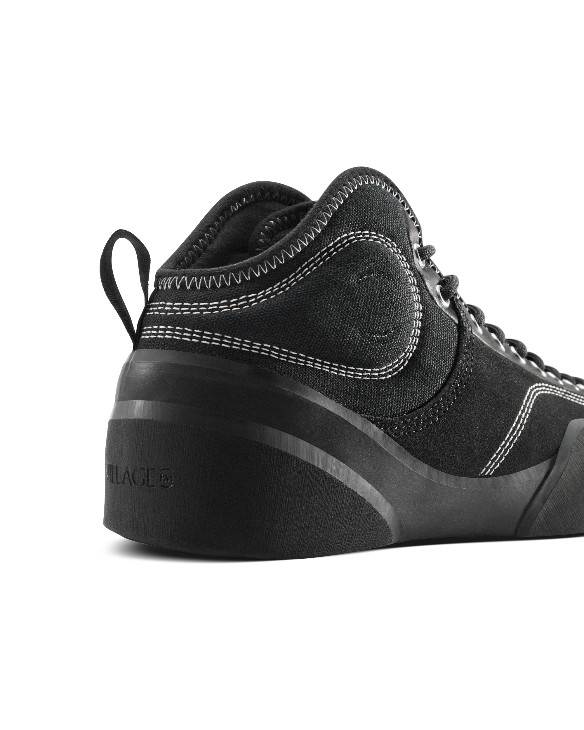 Village PM Leather Suede 1PM MID	Black / Natural Black	Leather