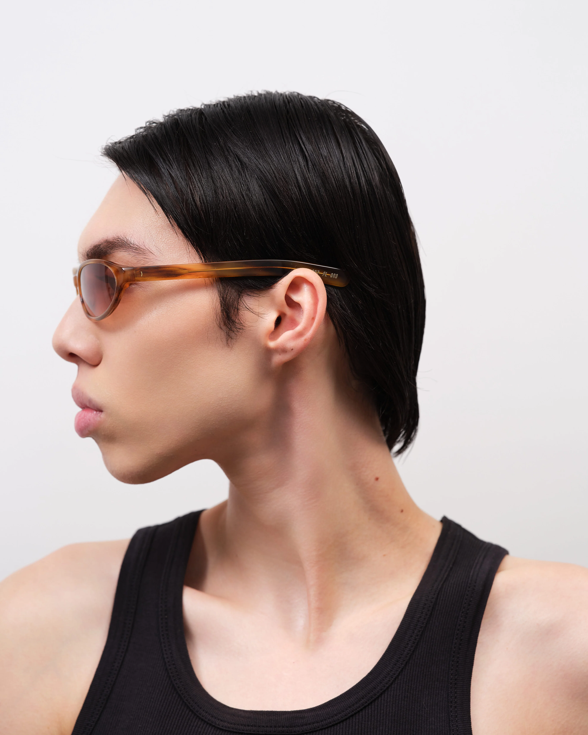 Flatlist Olympia Donegal Horn/Light Brown Gradient Lens