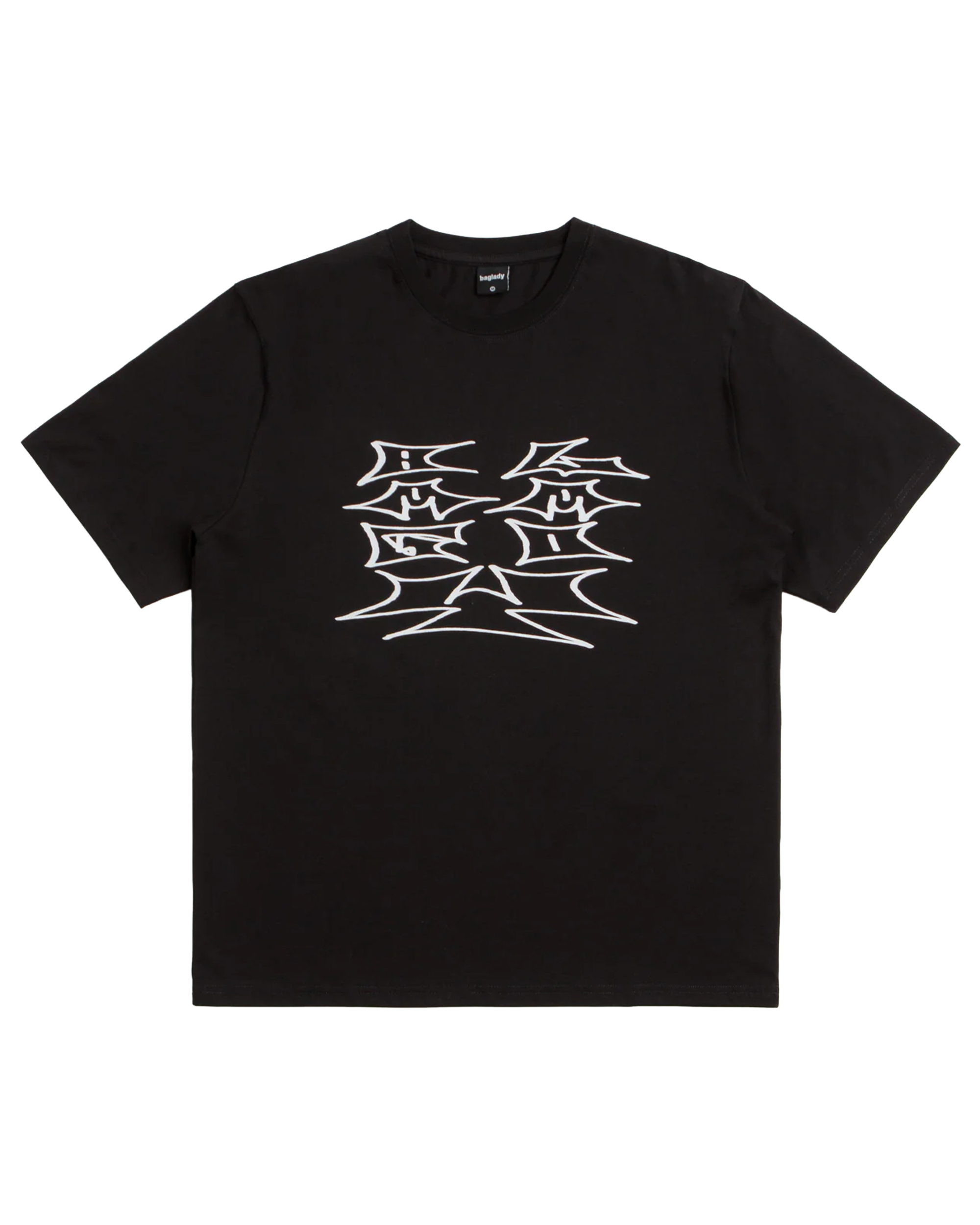 Baglady Plain T-Shirt Black