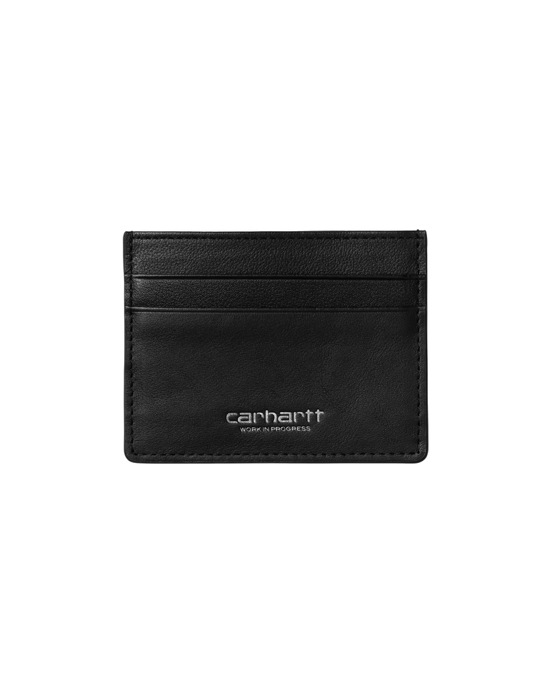 Carhartt WIP Carhartt WIP Vegas Cardholder - Cow Leather Black Silver