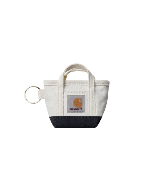 Carhartt WIP Carhartt WIP Mini Tote Bag Keychain Dearborn Canvas Natural/Blue