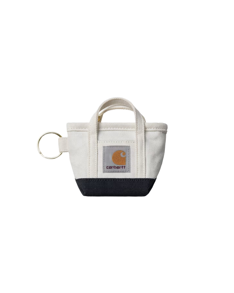 Carhartt WIP Carhartt WIP Mini Tote Bag Keychain Dearborn Canvas Natural/Blue