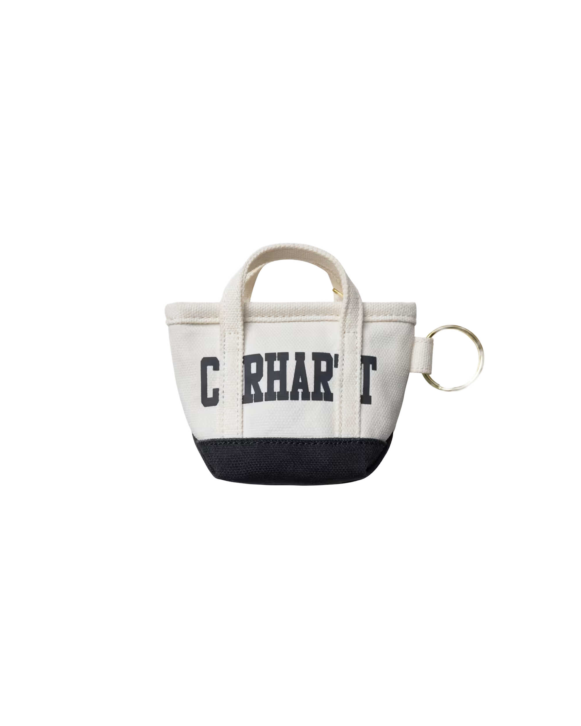 Carhartt WIP Mini Tote Bag Keychain Dearborn Canvas Natural/Blue