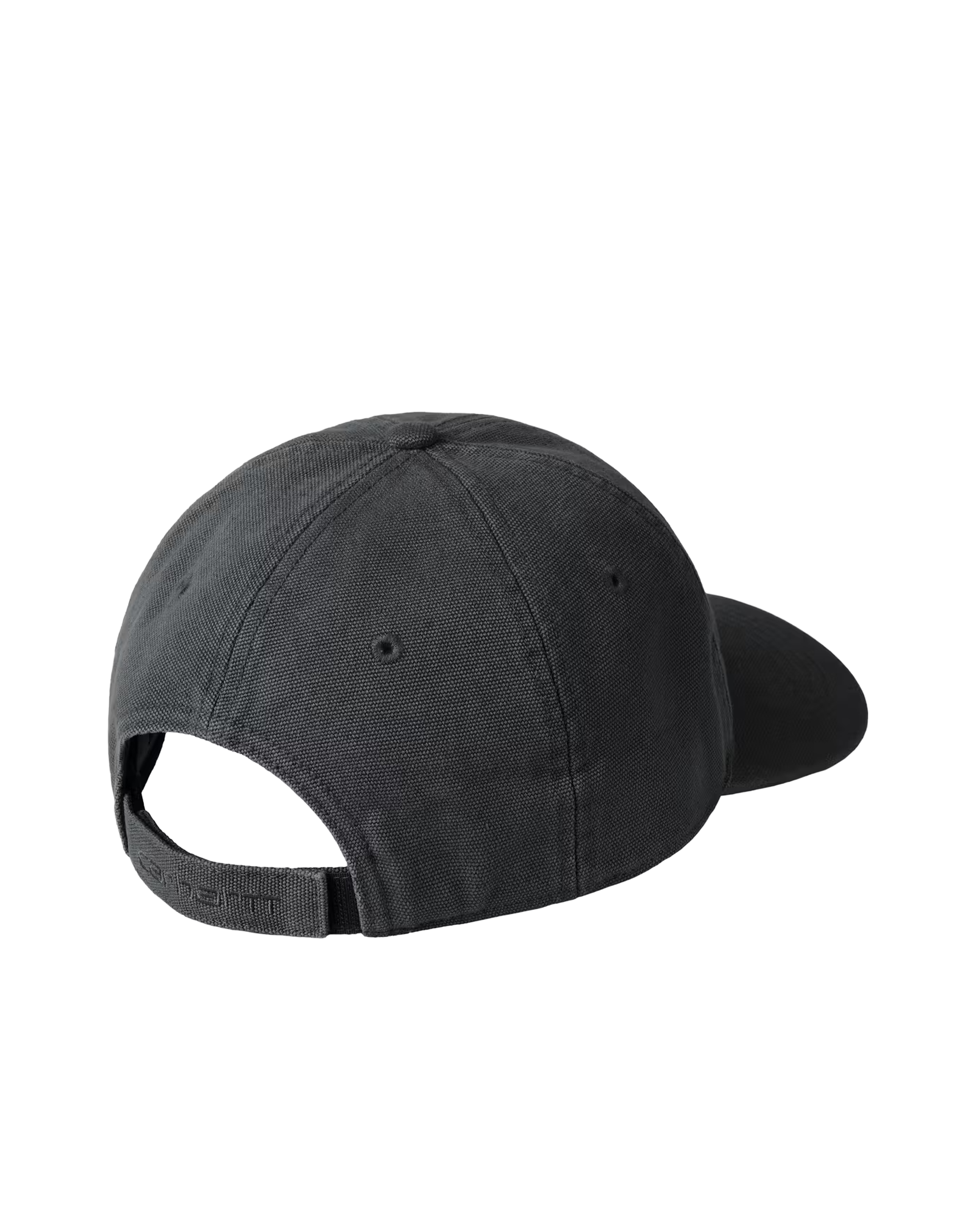 Carhartt WIP Canvas Cap - Dearborn Black Stone Washed