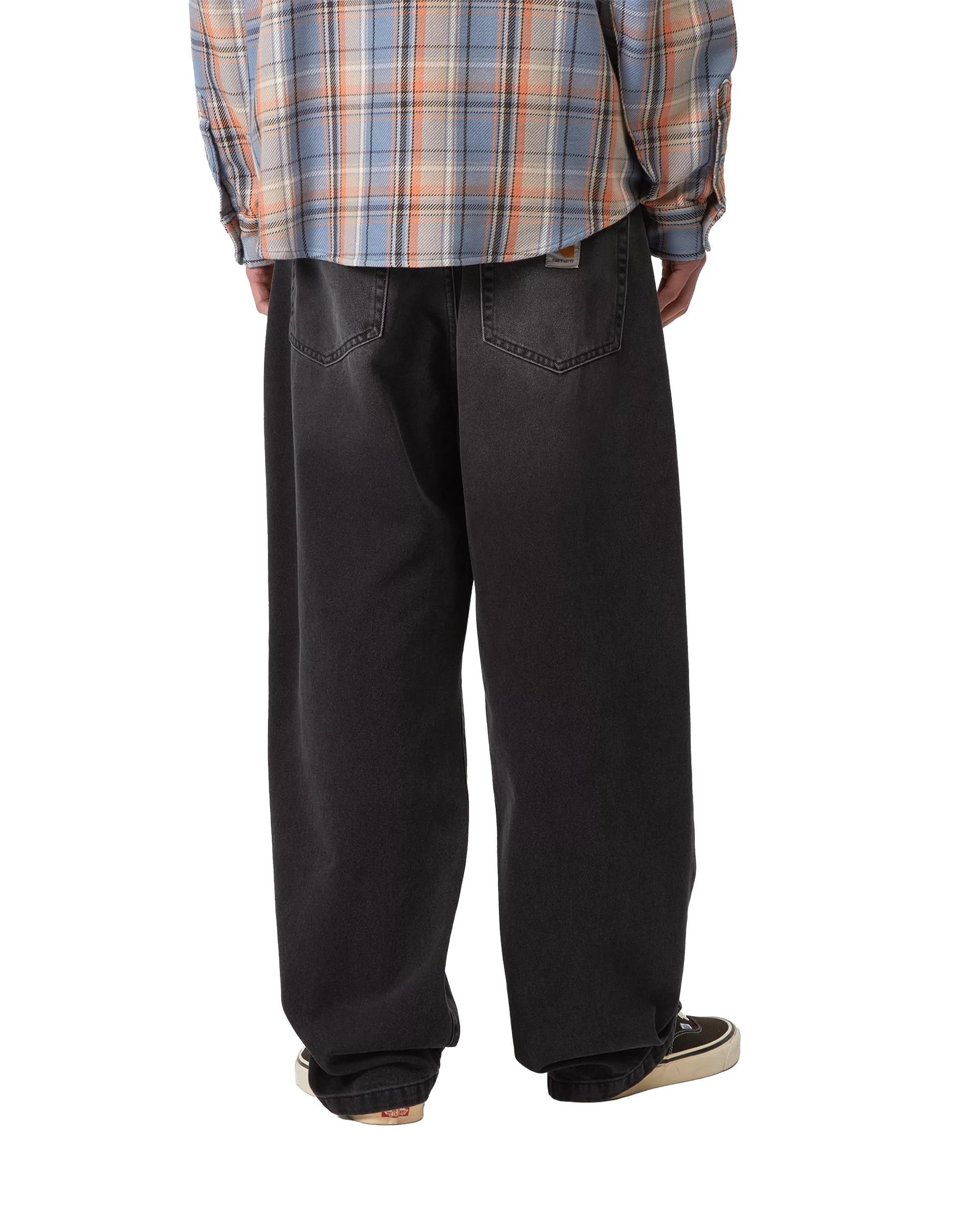 Carhartt WIP Landon Pant - Robertson Denim Black Worn bleached