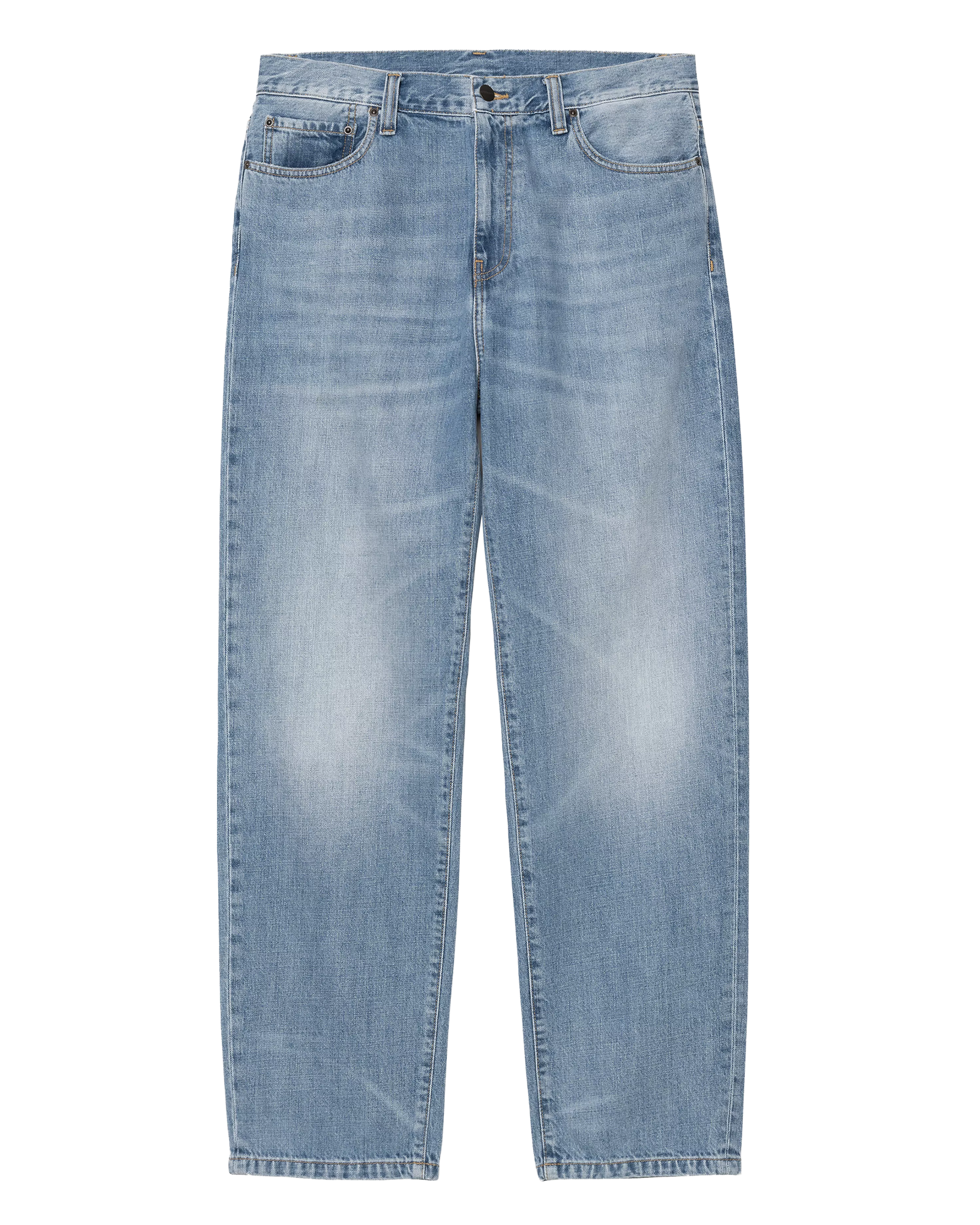 Carhartt WIP Aaron Pant - Camano Denim Blue Burst Washed