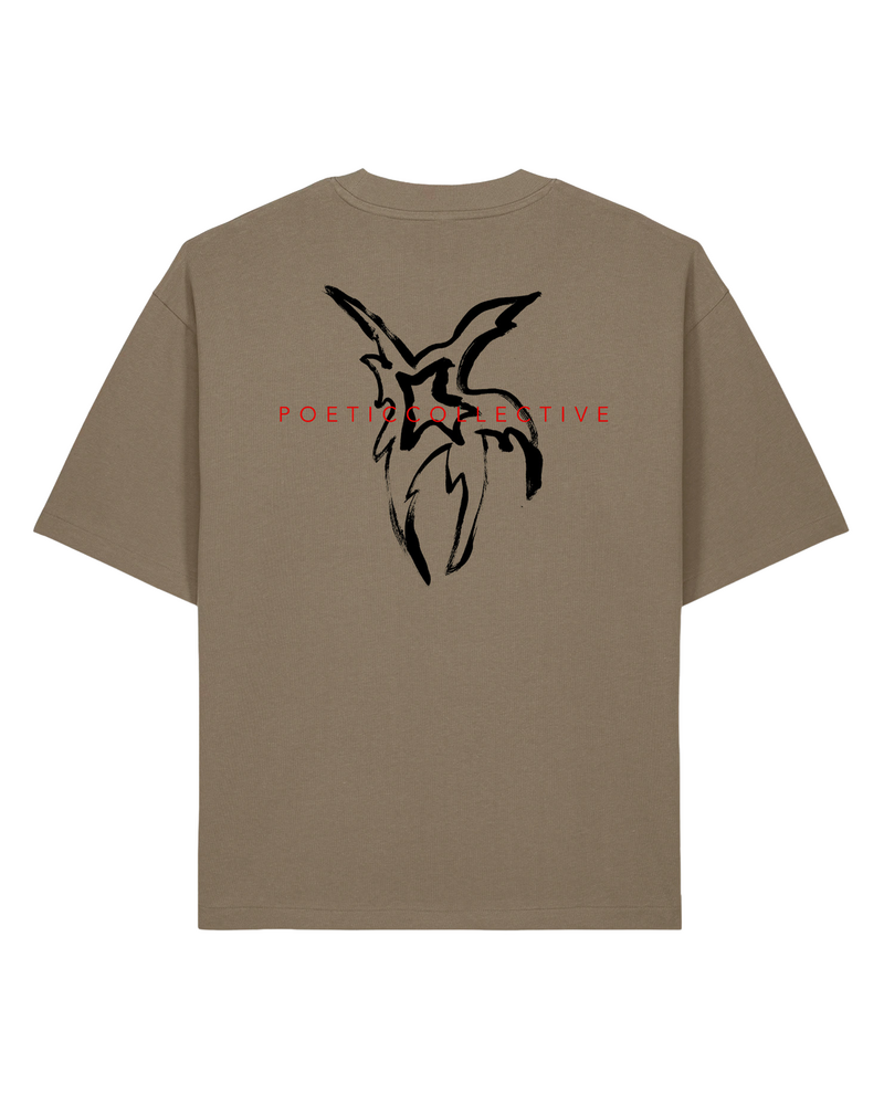 Poetic Collective Poetic Collective Star T-Shirt Brown