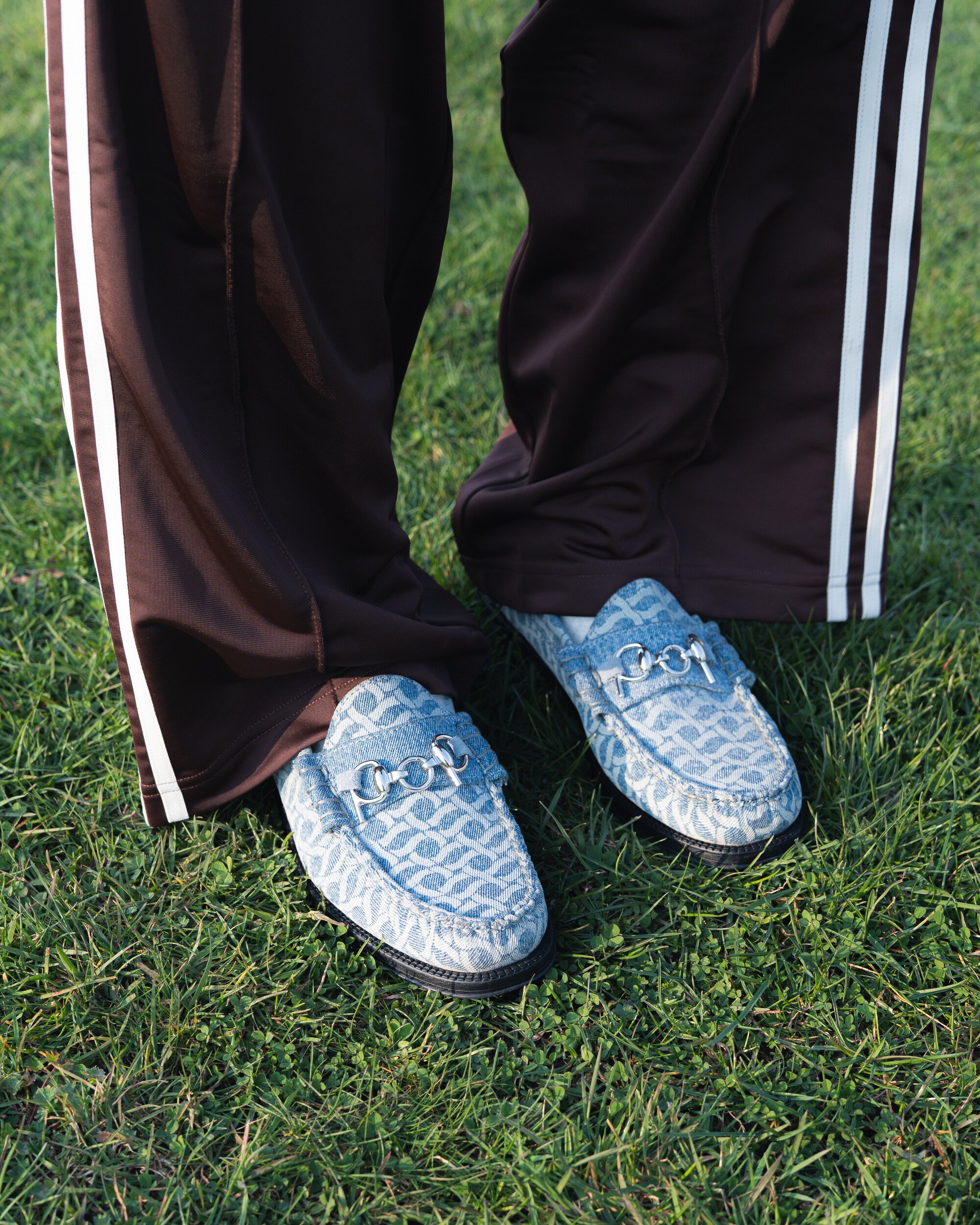 G.H. Bass. X POP Easy Weejun Lincoln Light Blue Denim