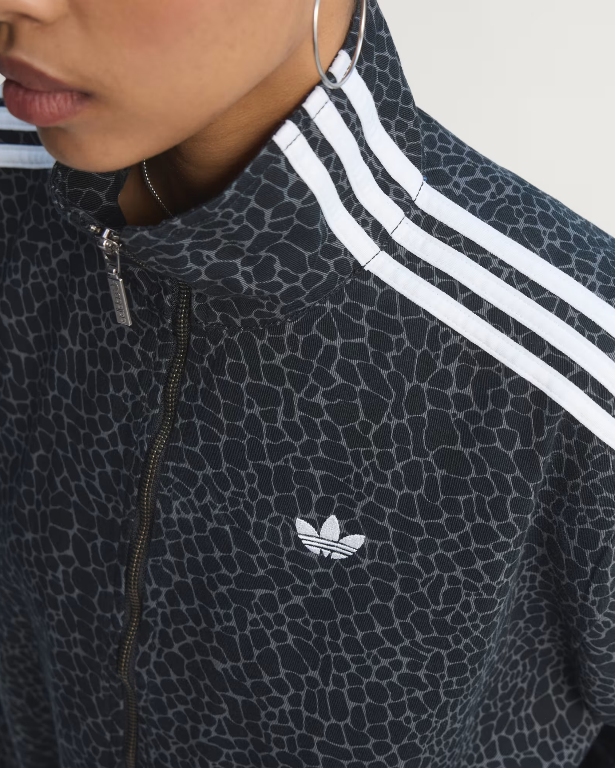 Adidas Firebird Oversized Jacket Bold animal print