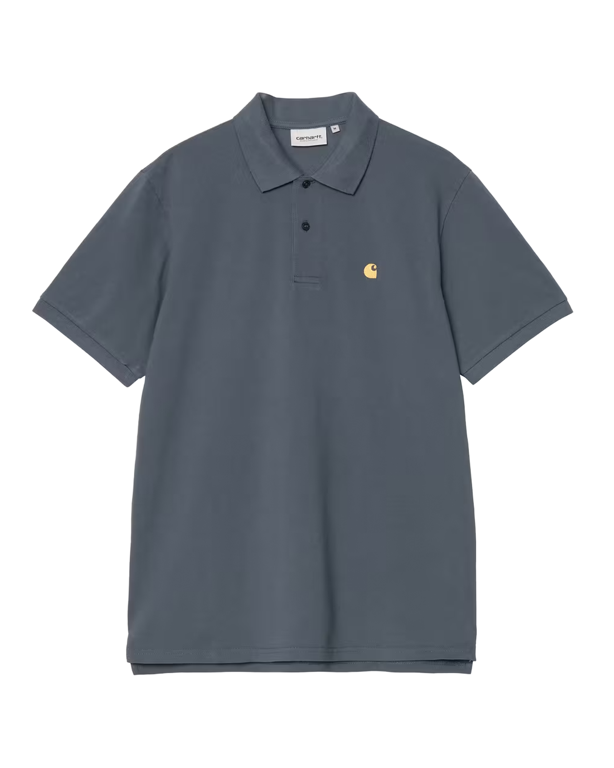Carhartt WIP S/S Chase Pique Polo  Cozy Blue / Gold