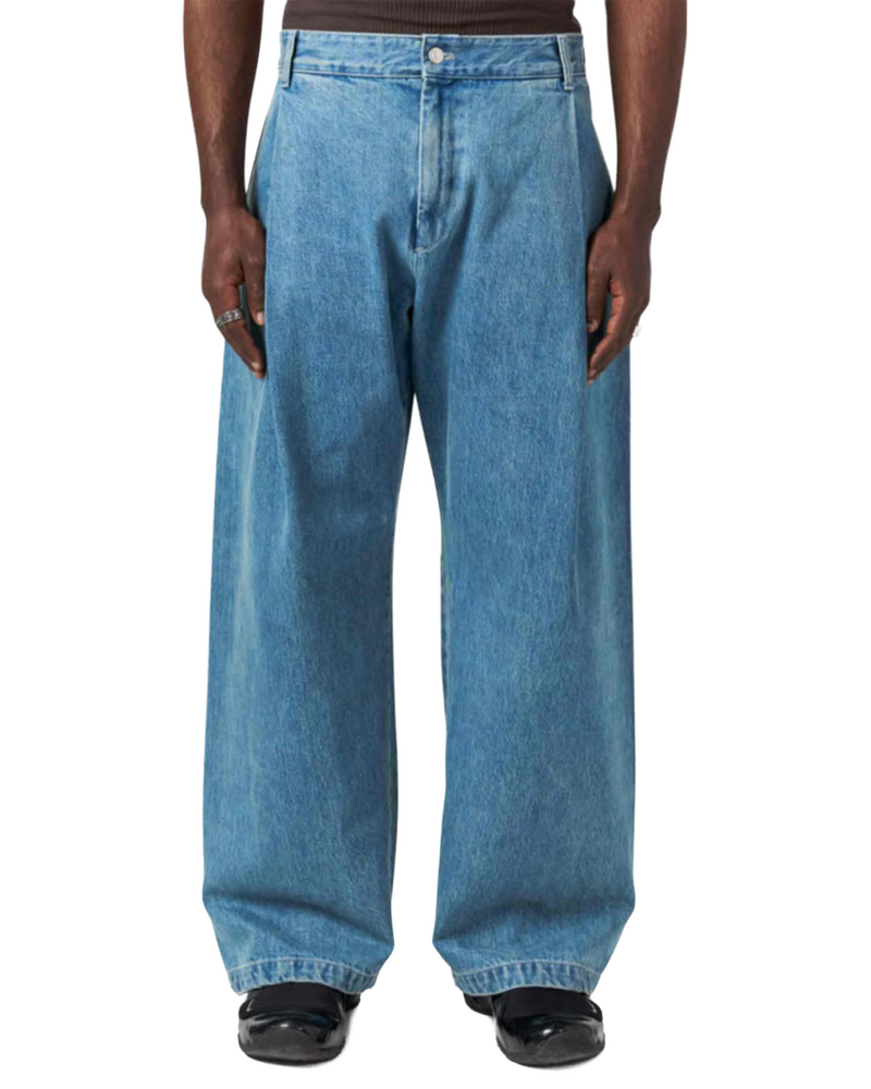 Seventh Seventh Denim 410 Bermuda Jeans Vintage Tide Blue