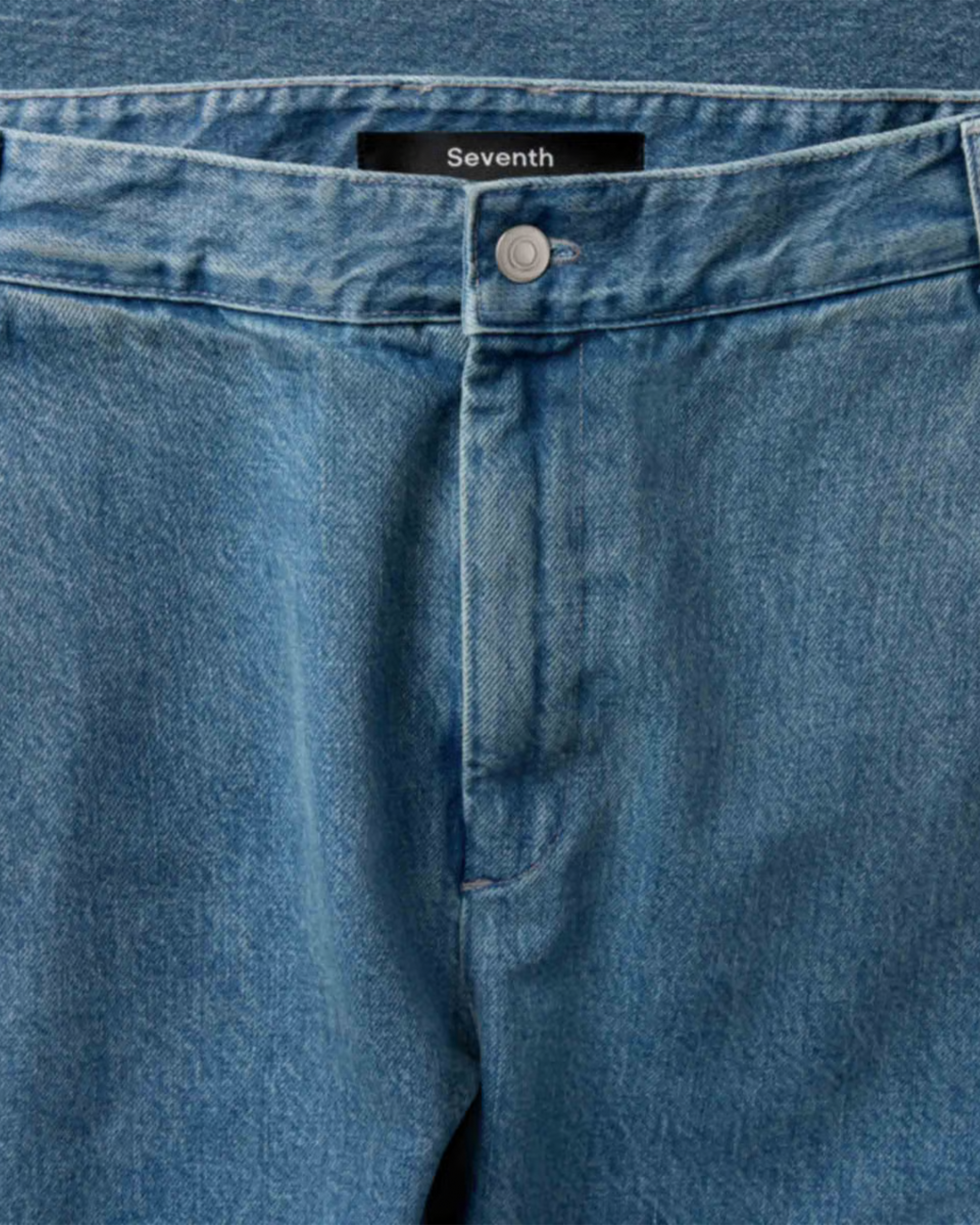 Seventh Denim 410 Bermuda Jeans Vintage Tide Blue