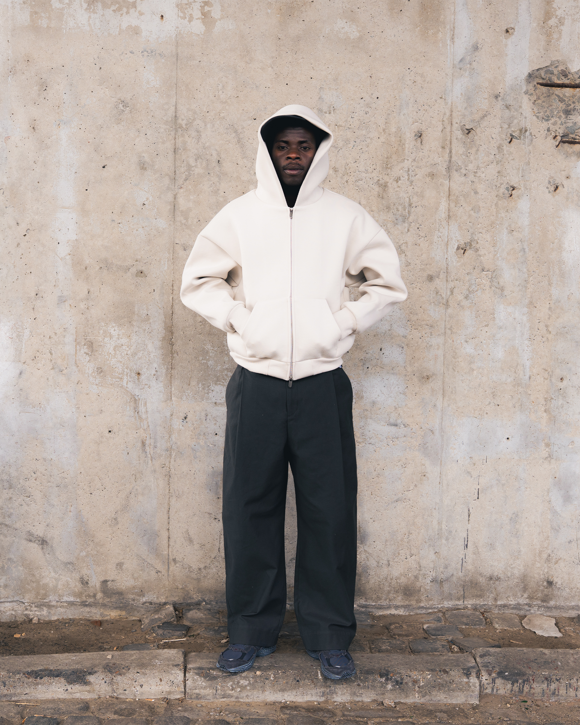 Seventh V2 Zipped Hoodie Bone