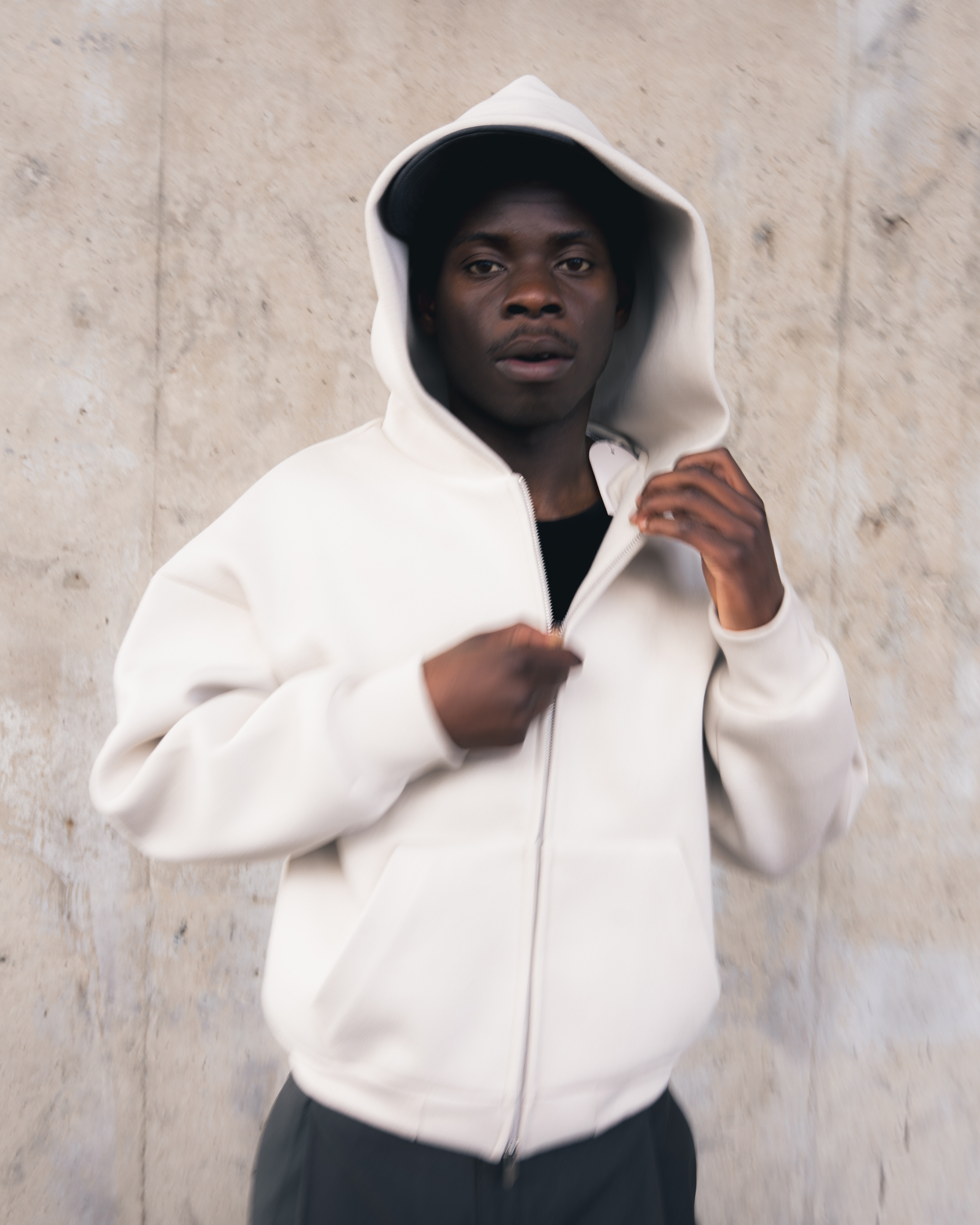 Seventh V2 Zipped Hoodie Bone