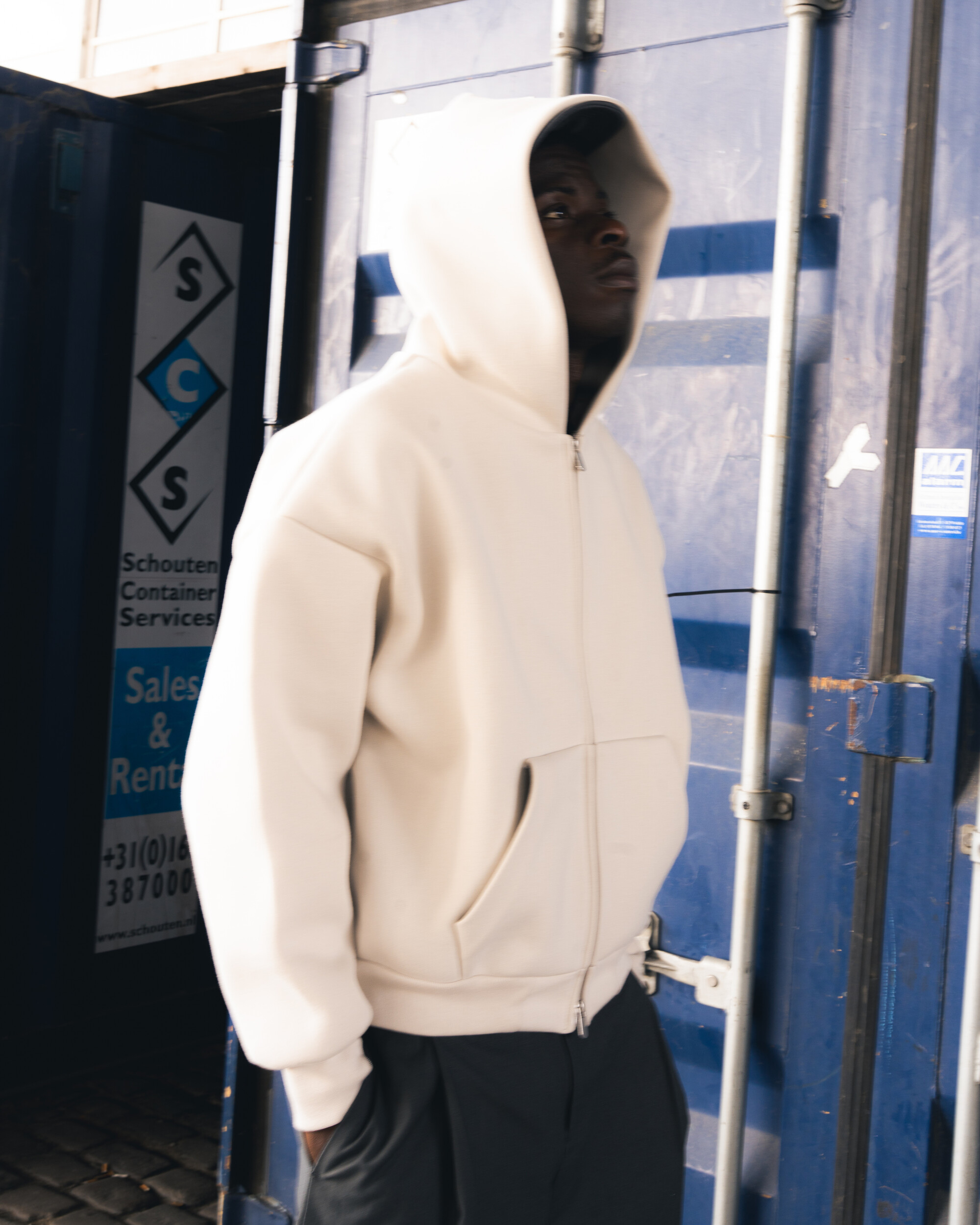 Seventh V2 Zipped Hoodie Bone