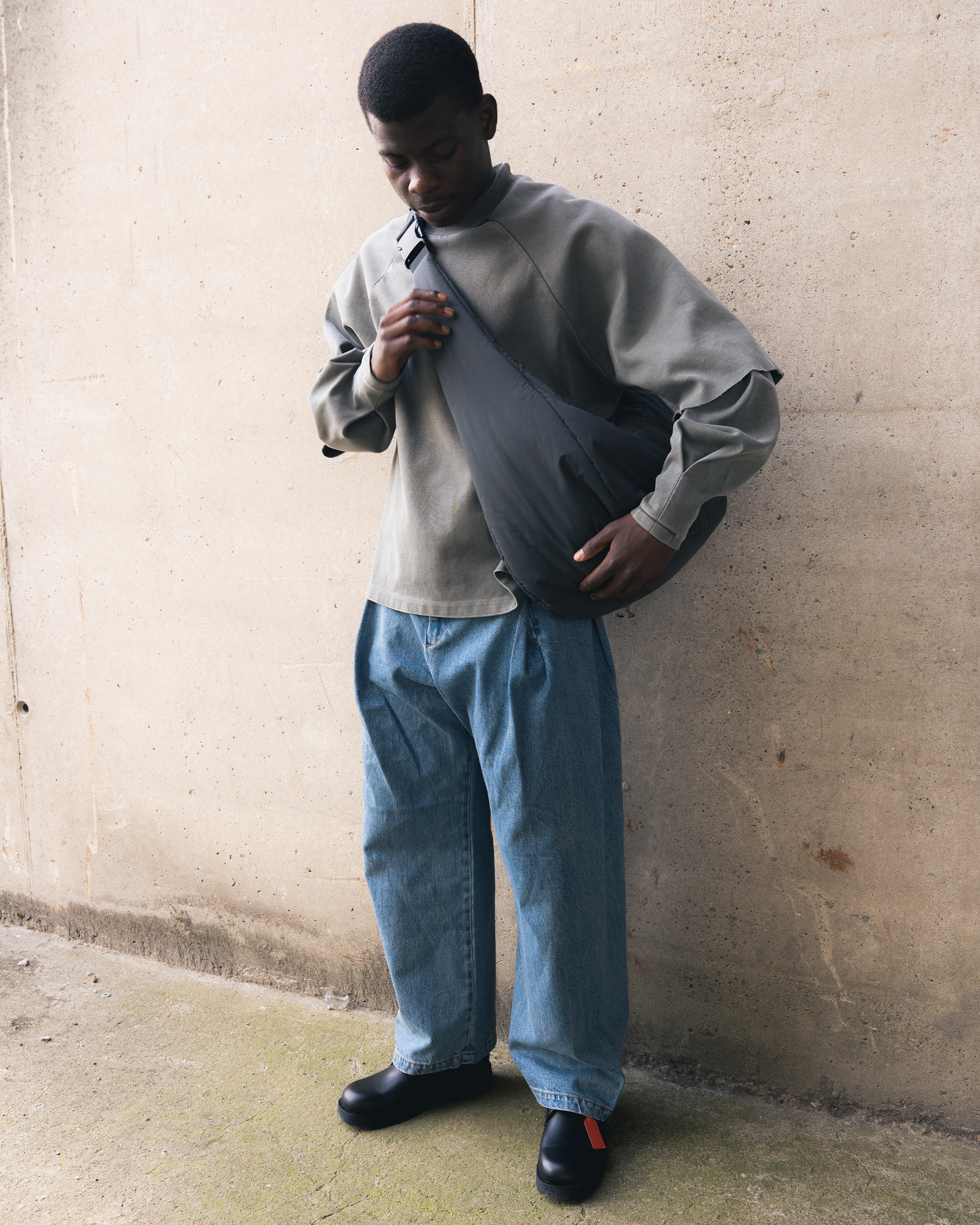 Seventh Raglan Layered Longsleeve Tee Sage Fade