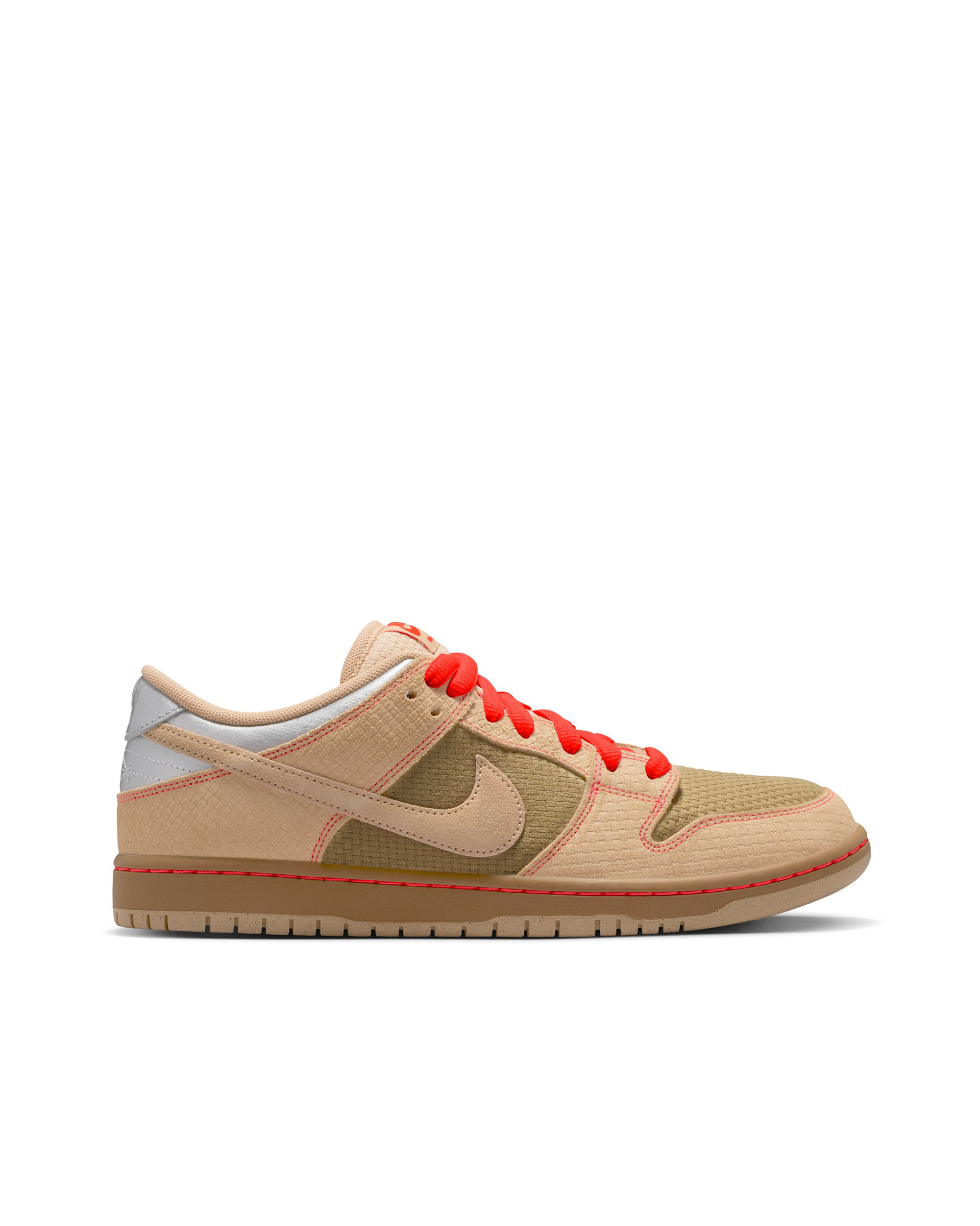 Nike SB Dunk Low "Som Tum" Natural Beige/Light Brown-Blaze Orange