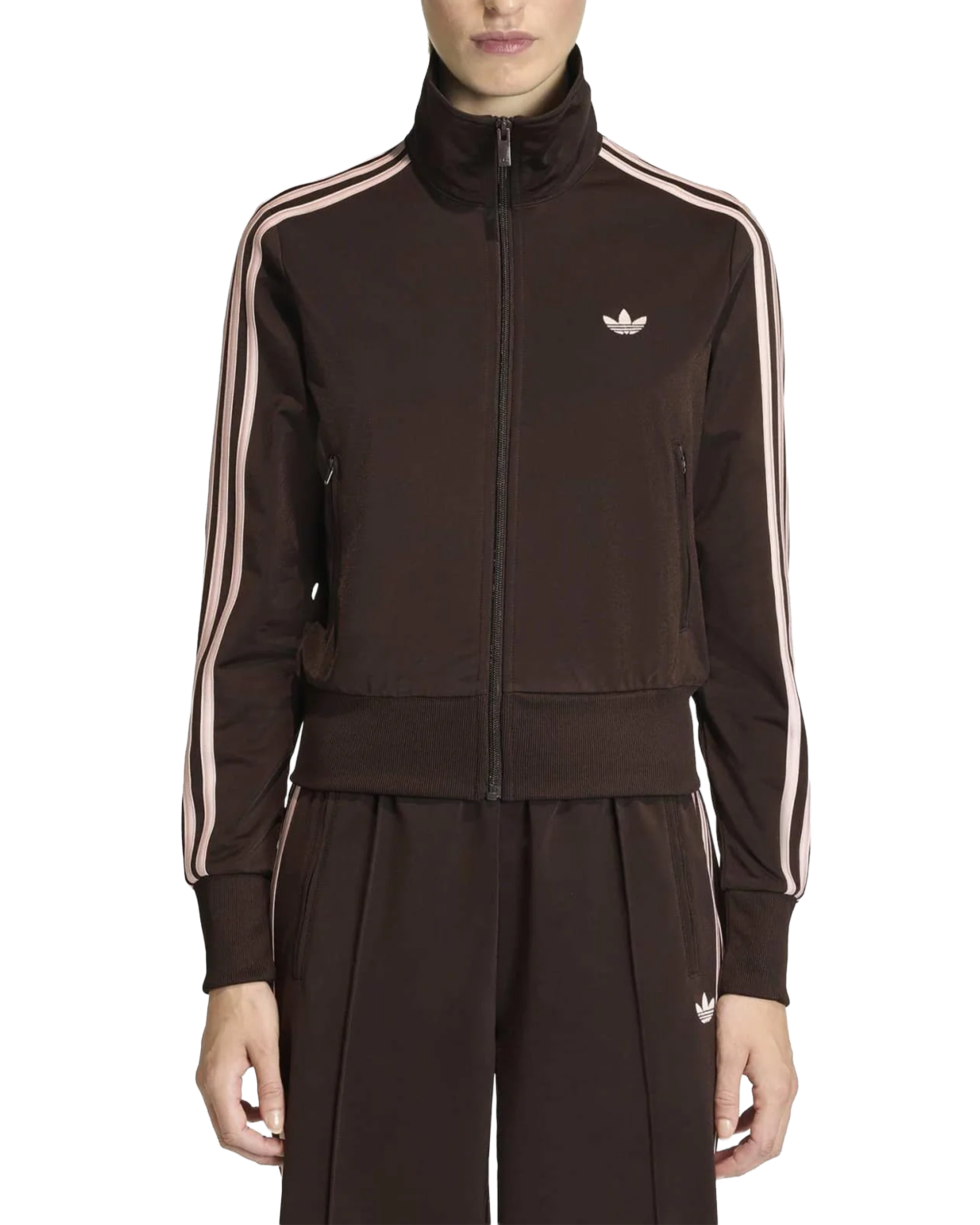 Adidas Classic Firebird Tracktop Aurora Coffee/Sandy Pink