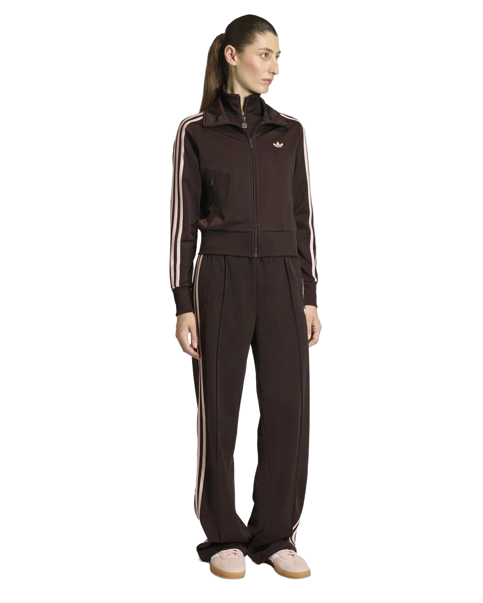 Adidas Firebird Loose Trackpant Aurora Coffee/Sandy Pink