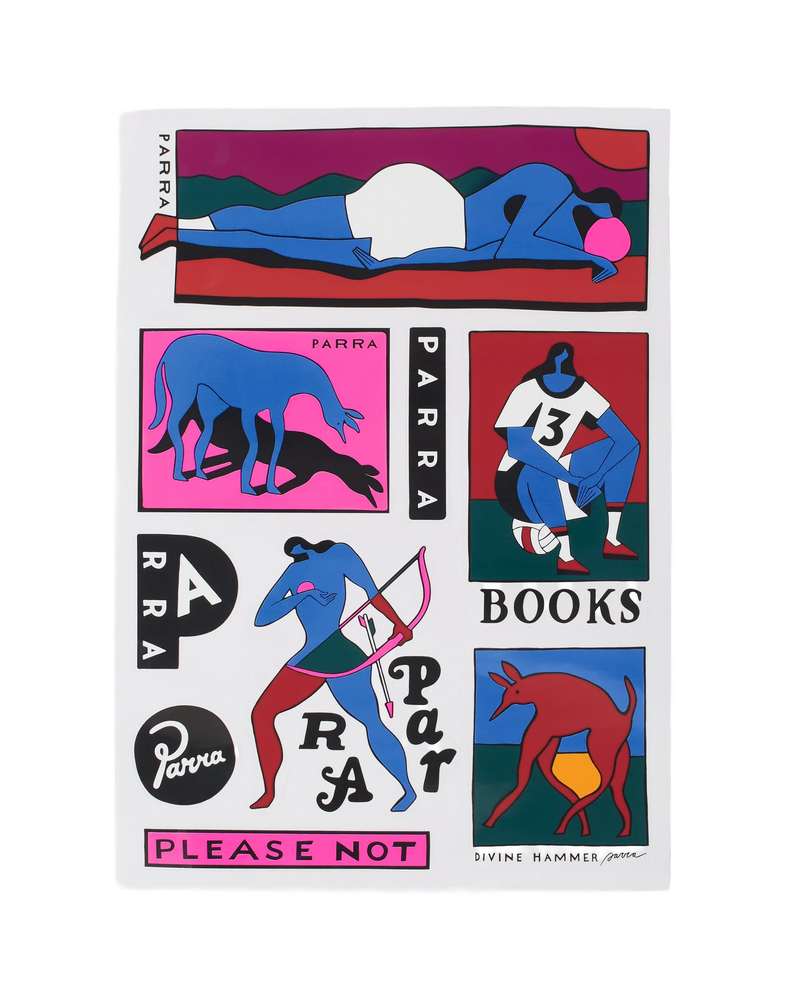 Parra Parra Various Vinyl Sticker Sheet