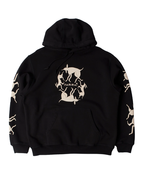 Parra Parra Non Grand Cafe Hooded Sweatshirt Black