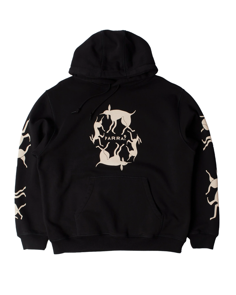 Parra Parra Non Grand Cafe Hooded Sweatshirt Black
