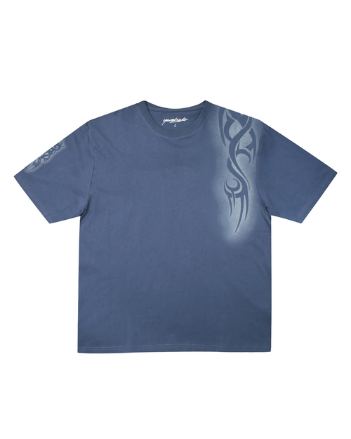 Yardsale Tribal Fade T-Shirt Navy