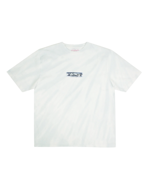 Yardsale Tiedye Cool Waters T-Shirt White