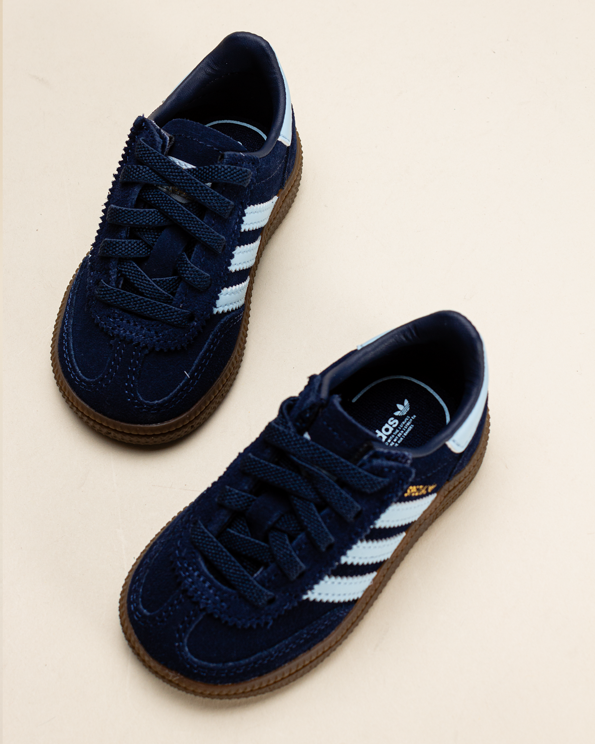 Adidas Kids Handball Spezial Comfort Closure Collegiate Navy / Clear Sky / Gum