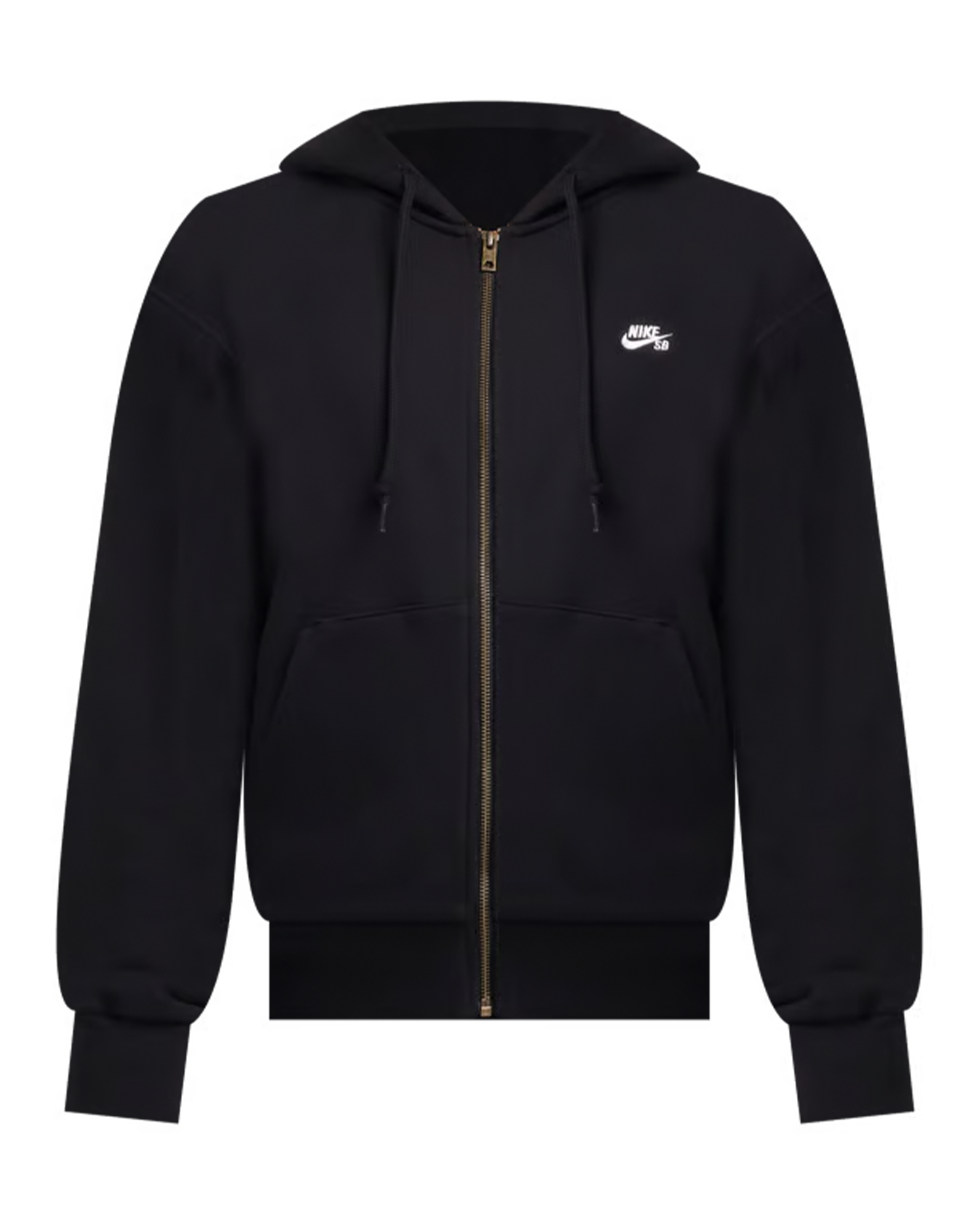 Nike SB Full Zip Hoodie - Black/White