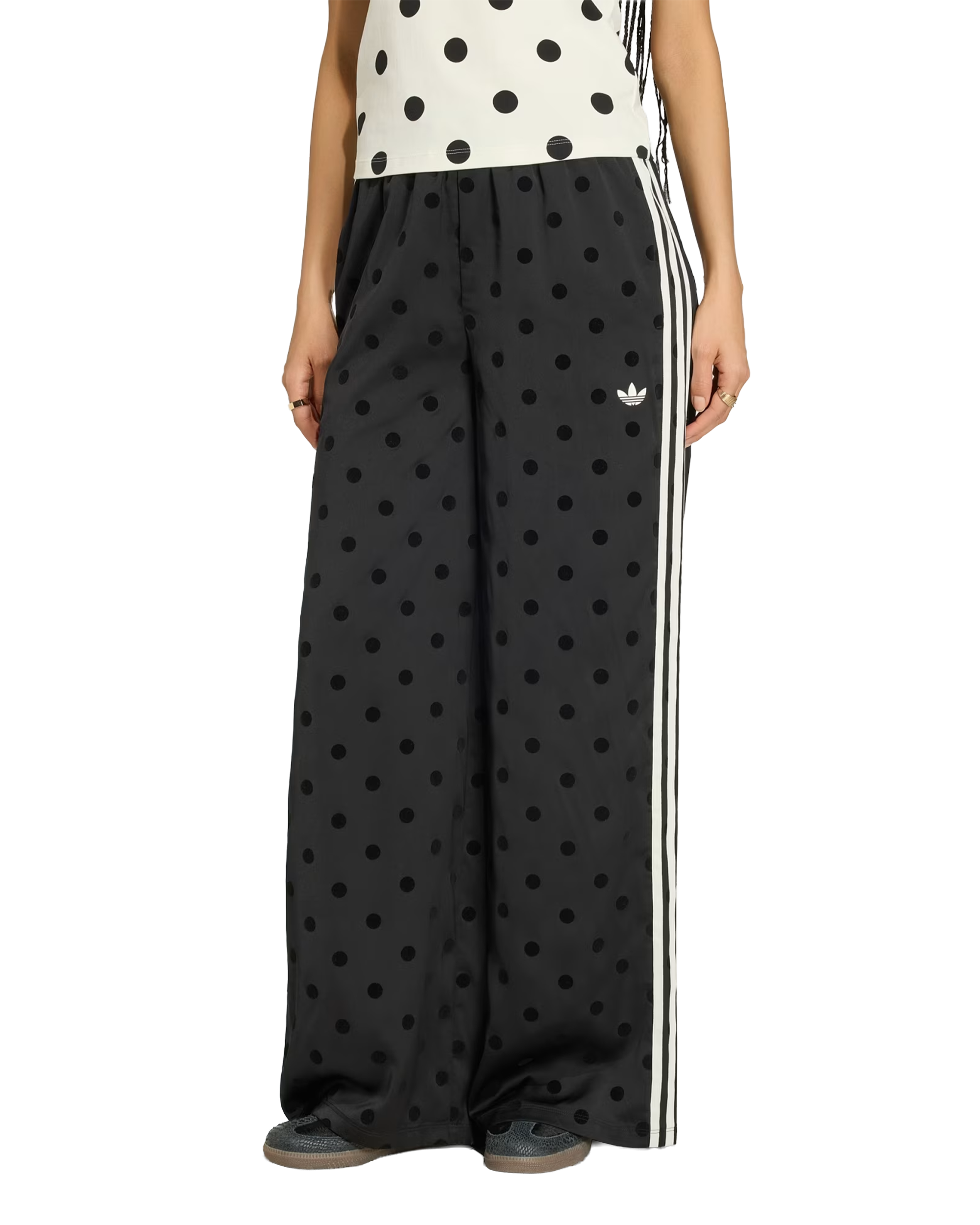 Adidas Wide Leg Pants Black