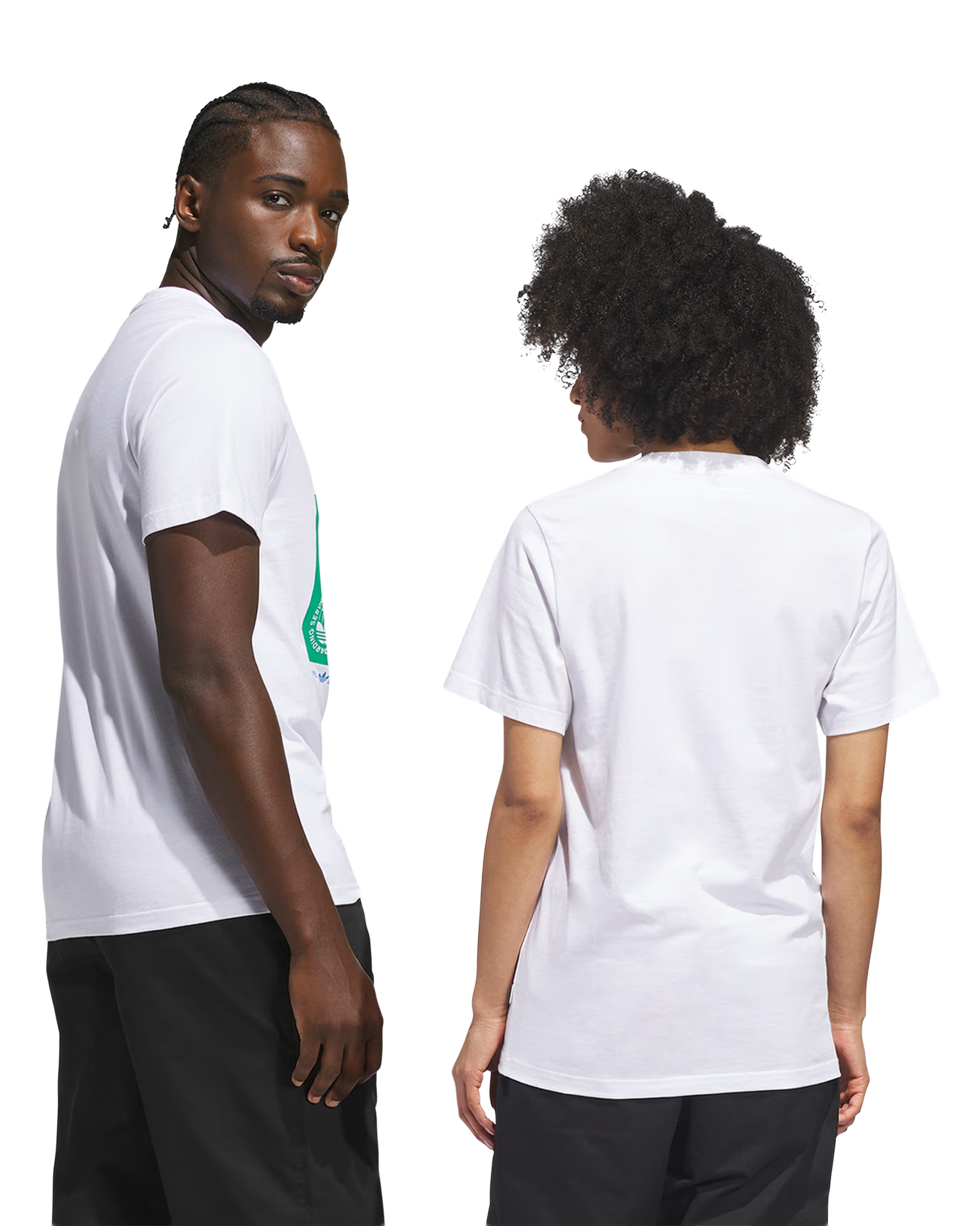 Adidas skate Stairs Corpo Solutions Tee White