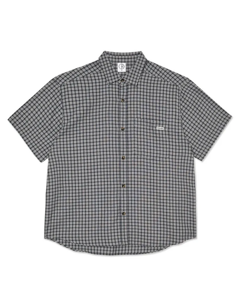 Polar Polar Mitchell Shirt Petrol/Bordeaux
