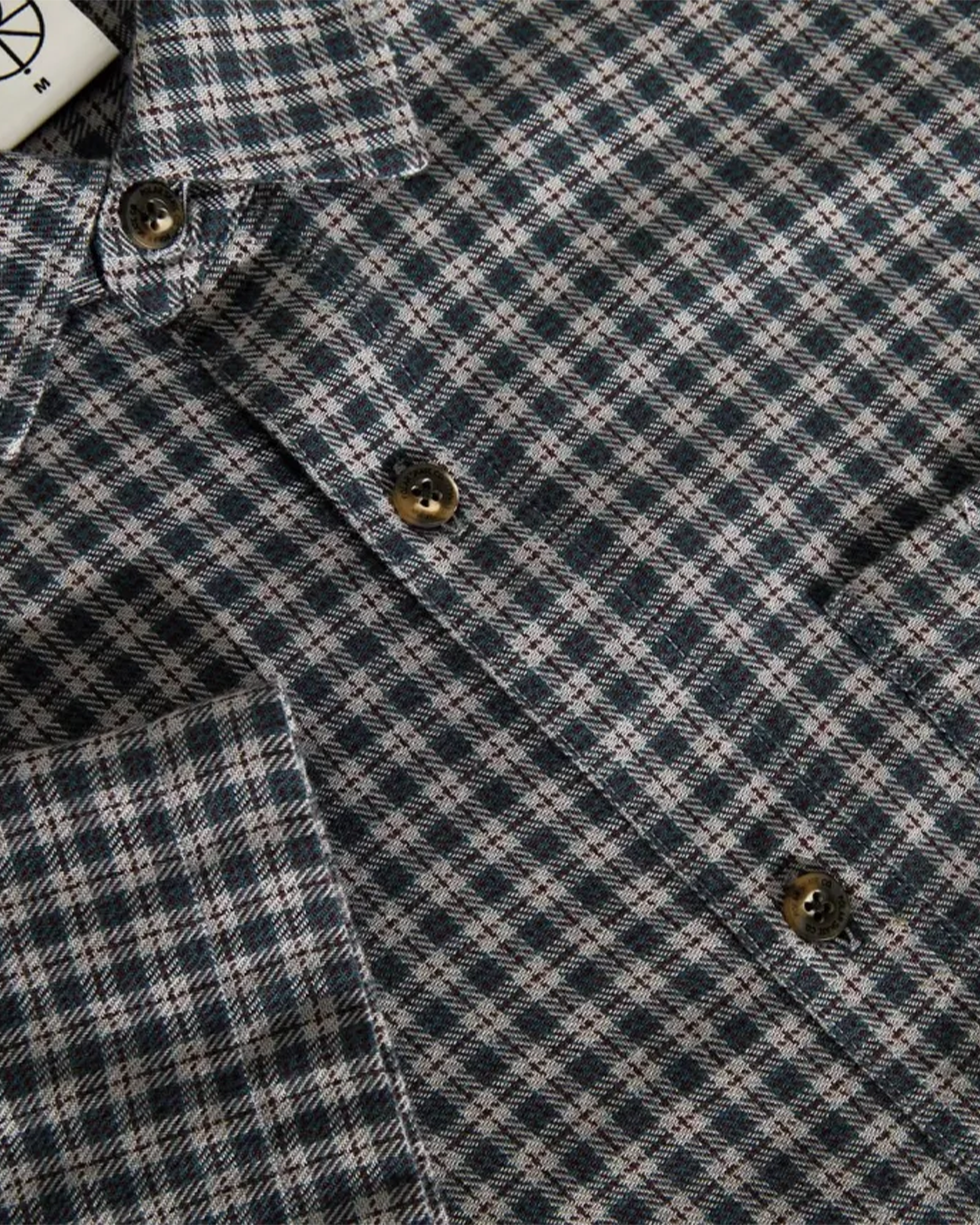 Polar Mitchell Shirt Petrol/Bordeaux