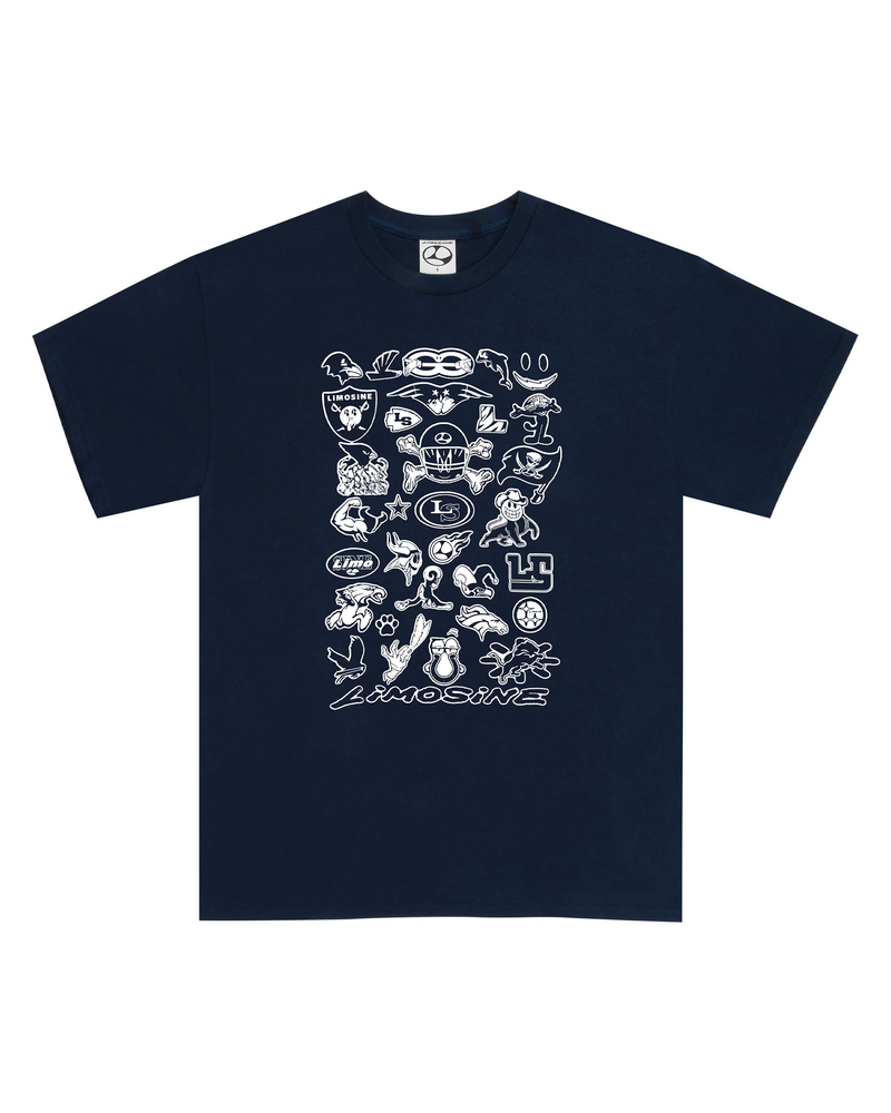 limosine Limo Teams Tee Navy