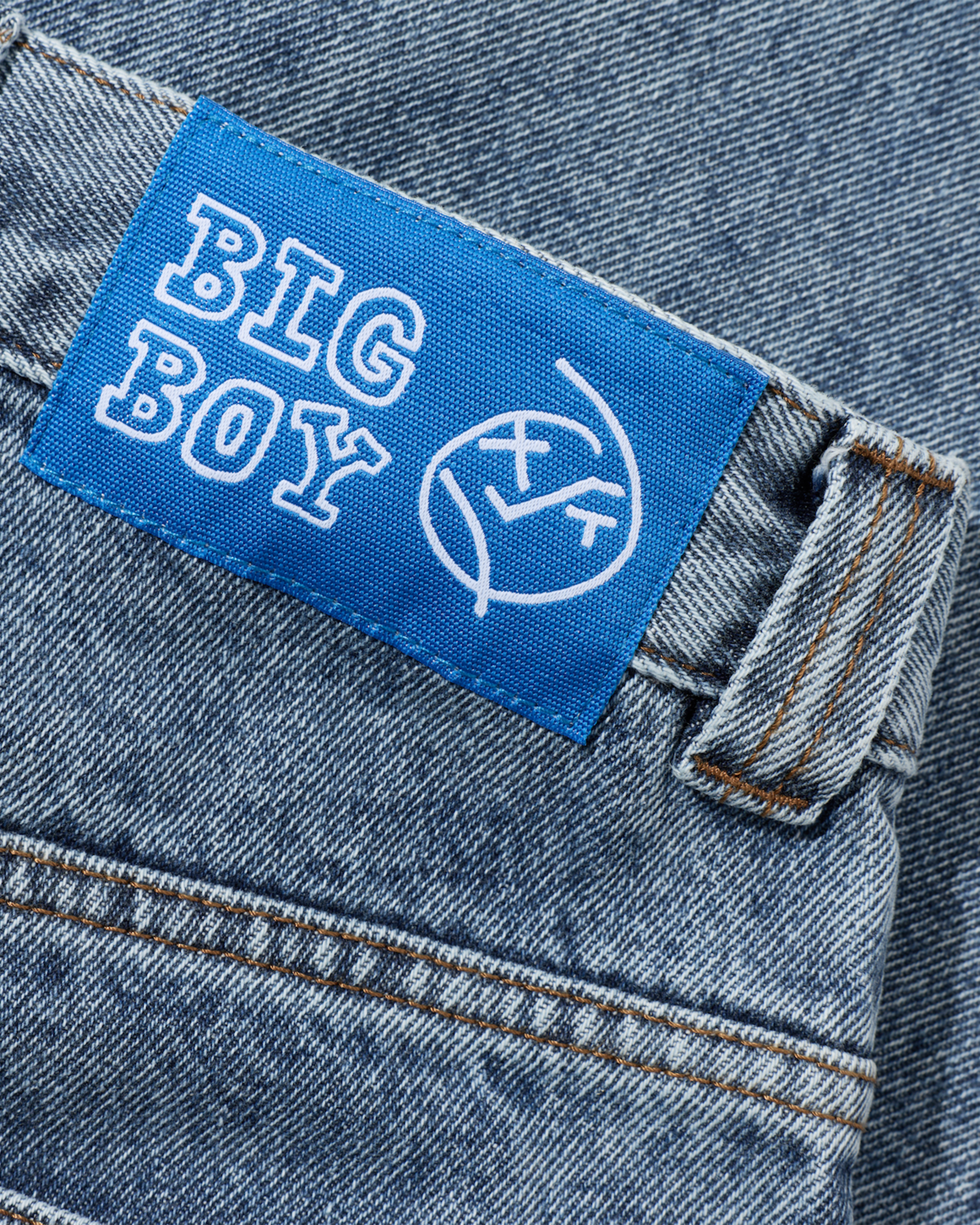 Polar Big Boy Pants Heavy Washed Blue