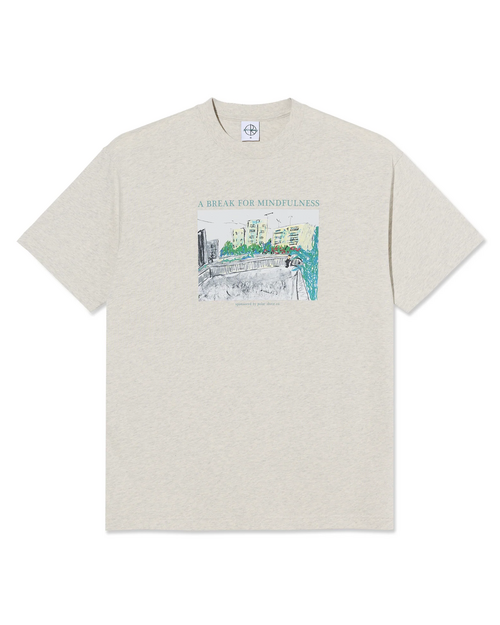 Polar Polar Tee Mindfulness Ivory Grey Melange