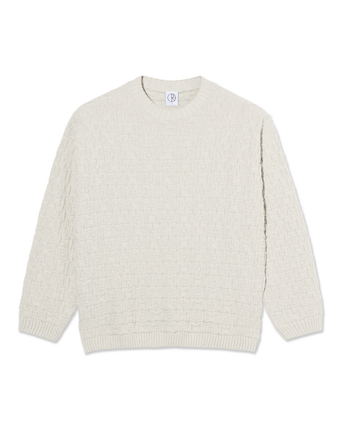Polar Polar Alex Sweater Ivory Grey  Melange