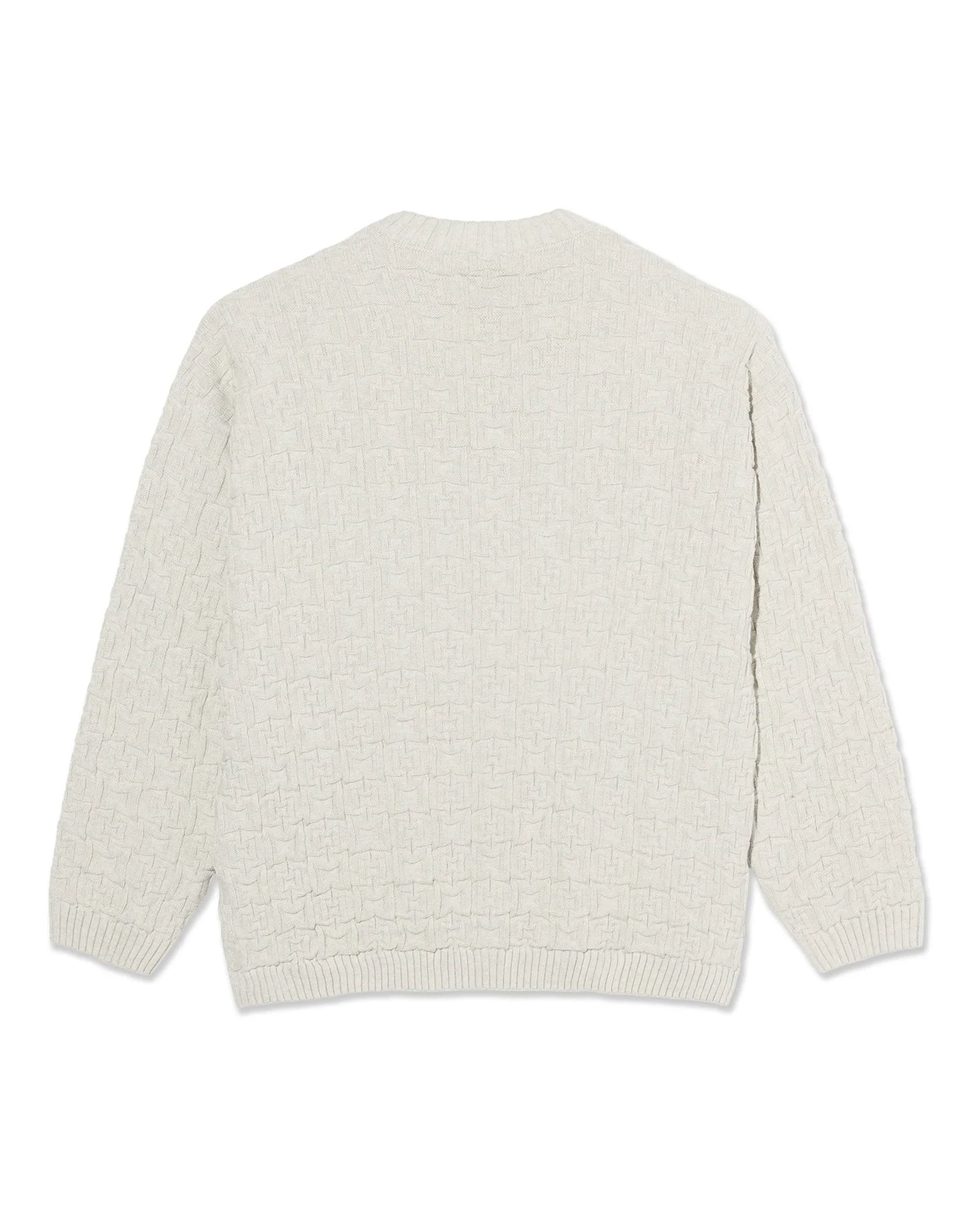 Polar Alex Sweater Ivory Grey  Melange