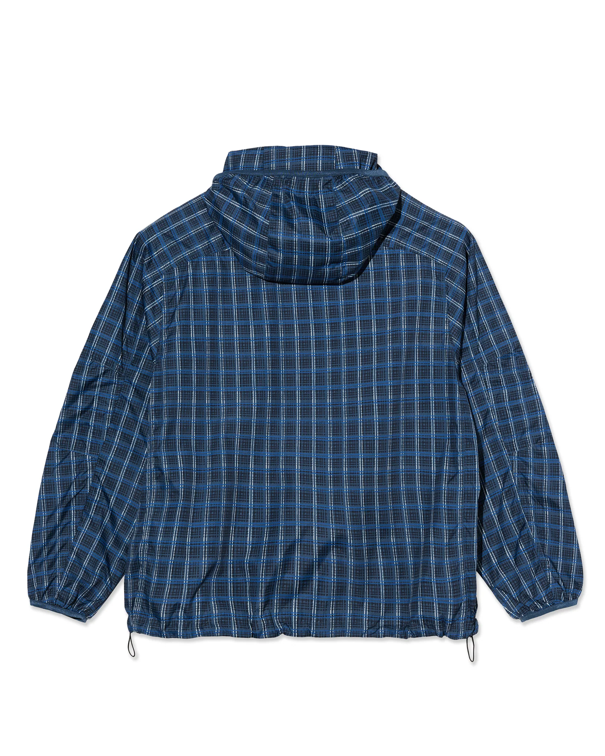 Polar Chase Light Shell Jacket Blue Check