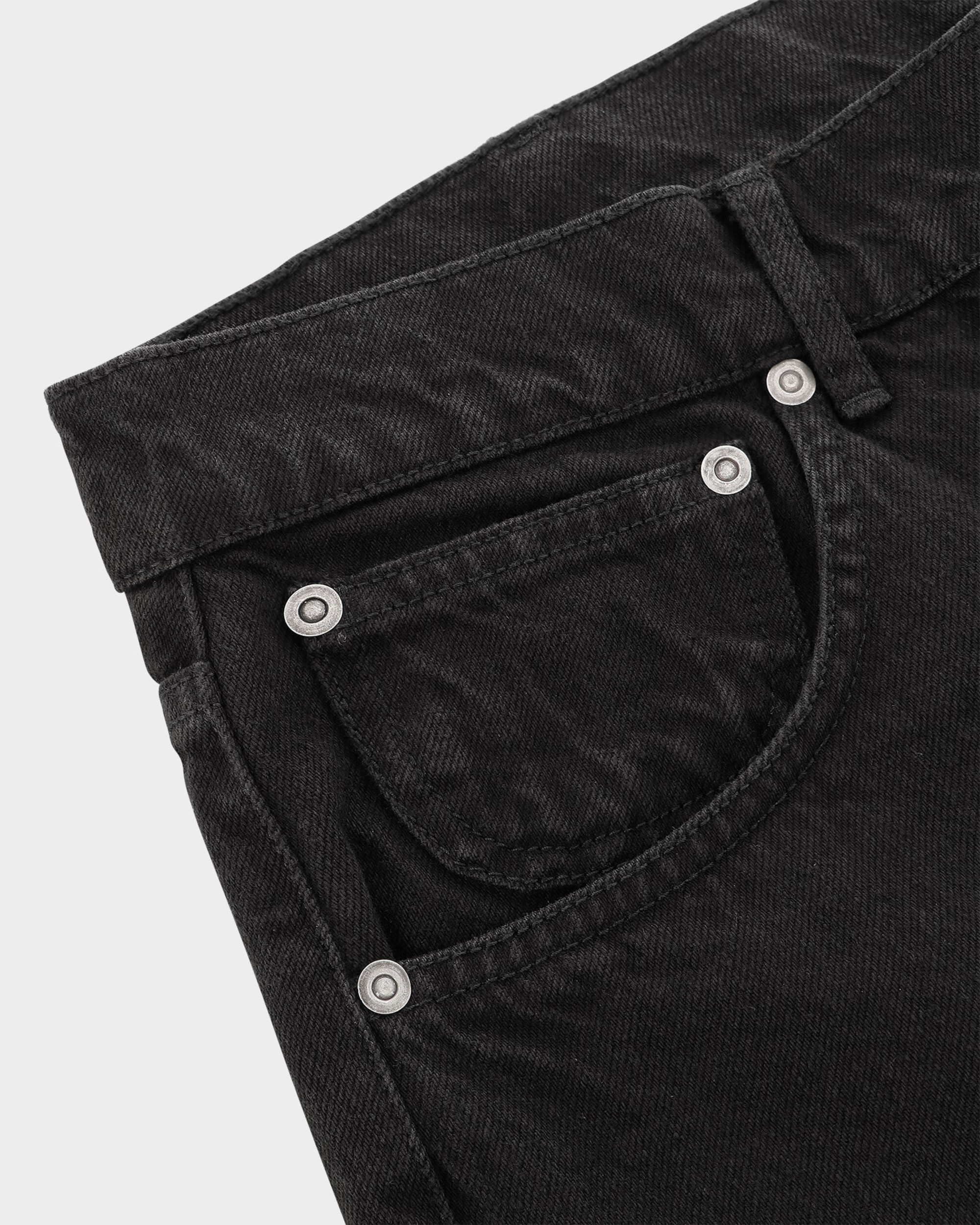 Lockwood Straight Baggy Jeans - Overdye Black